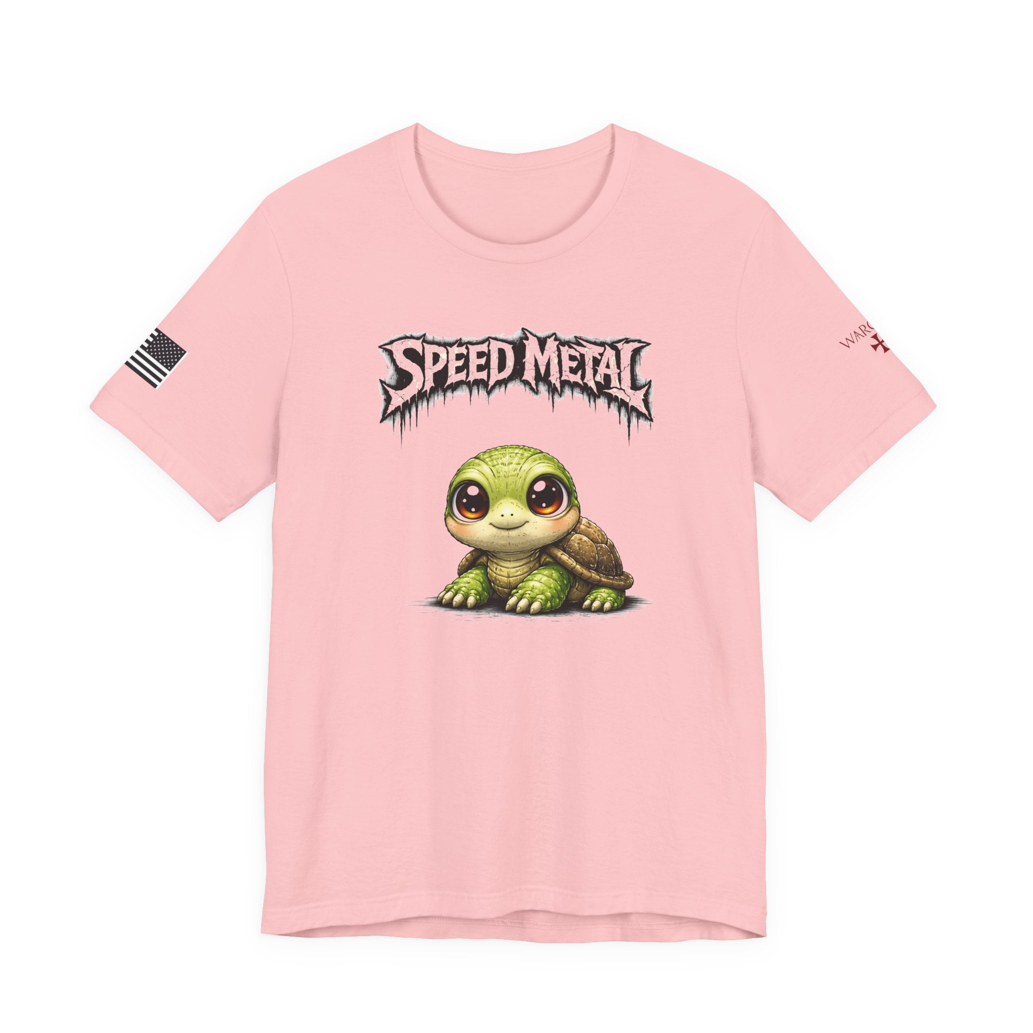 Speed Metal Turtle Tee — Cute Turtle Graphic T-Shirt