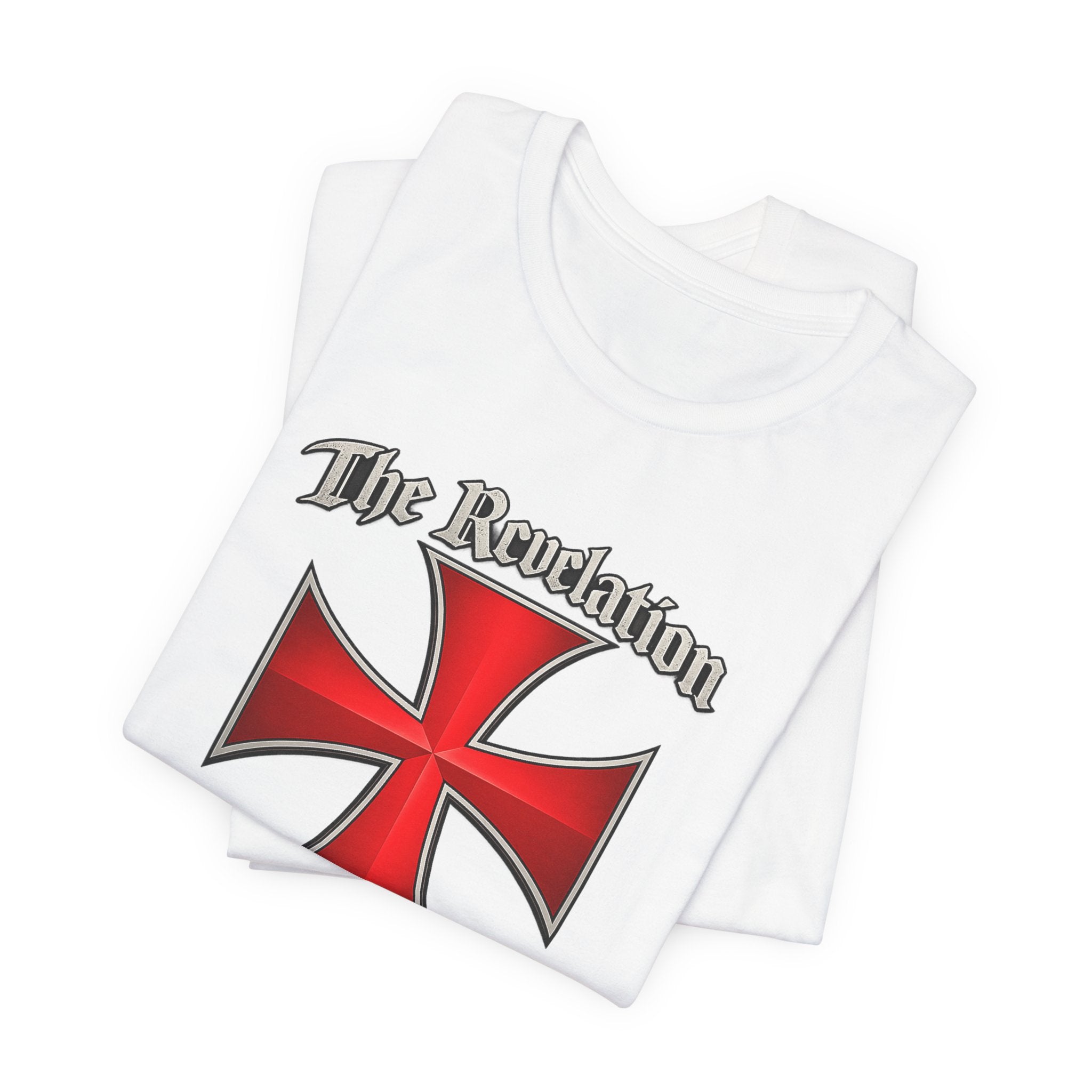Revelation Cross Tee — "The Revelation Will Not Be Televised" Graphic T-Shirt