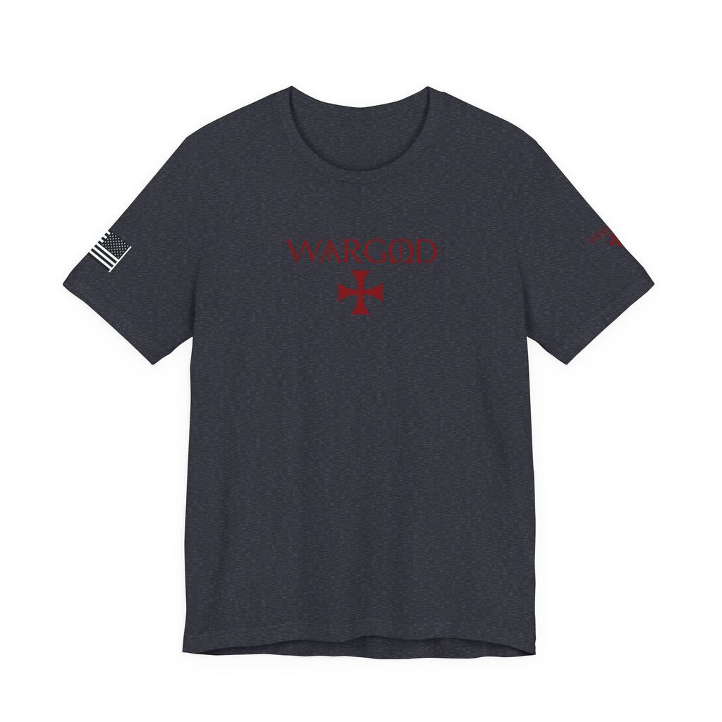 WARGOD Cross Graphic Tee — Military-Inspired Patriotic T-Shirt