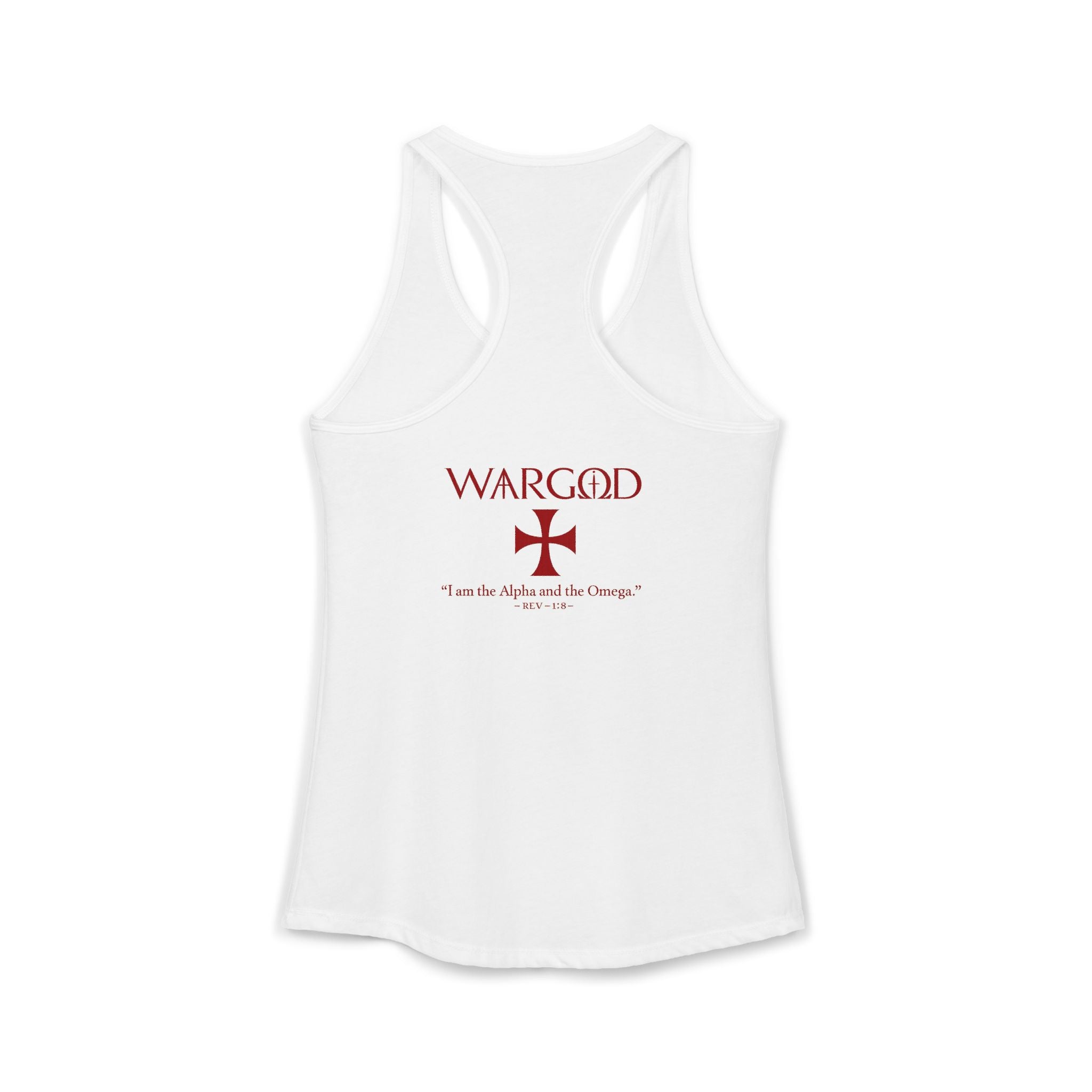 Women's Ideal Racerback Tank-WARGOD- Alpha and Omega