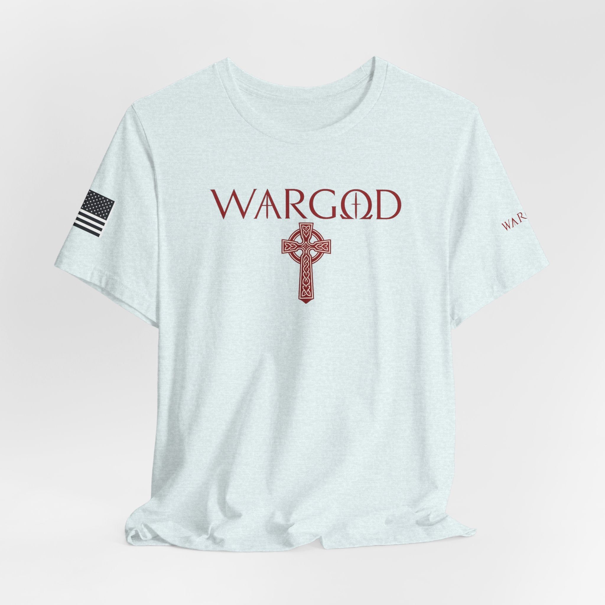 WARGOD Celtic Cross Tee — Inspired Faith Graphic T-Shirt