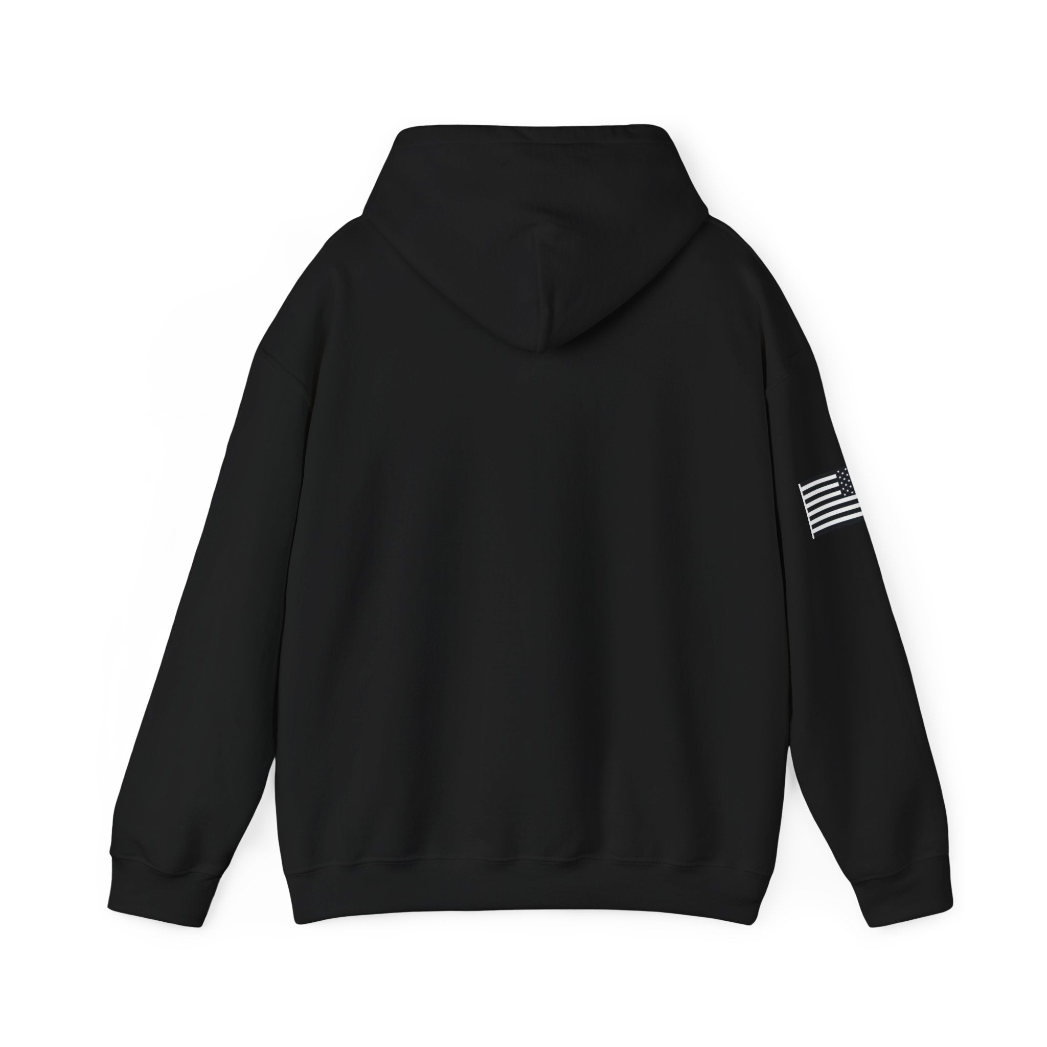 WARGOD Celtic Cross Hoodie – Minimal Viking Rune Graphic Pullover