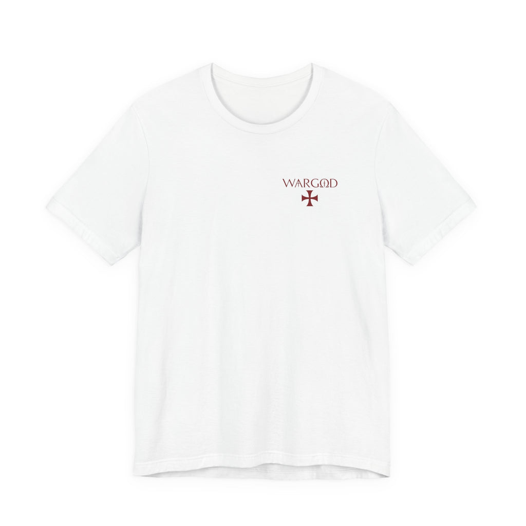 Murder Scene Raven Tee — Wargod Chest Logo Graphic T-Shirt