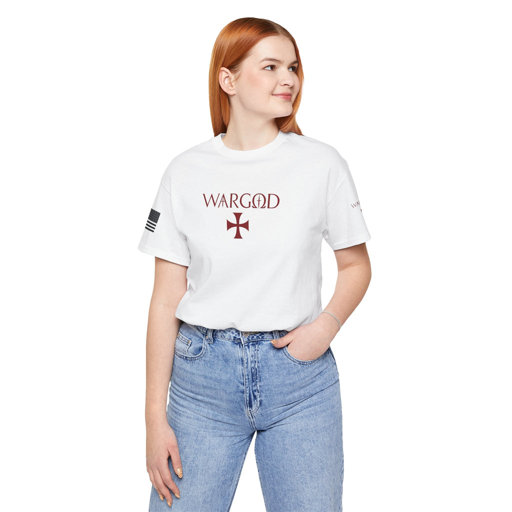 WARGOD Cross Graphic Tee — Military-Inspired Patriotic T-Shirt