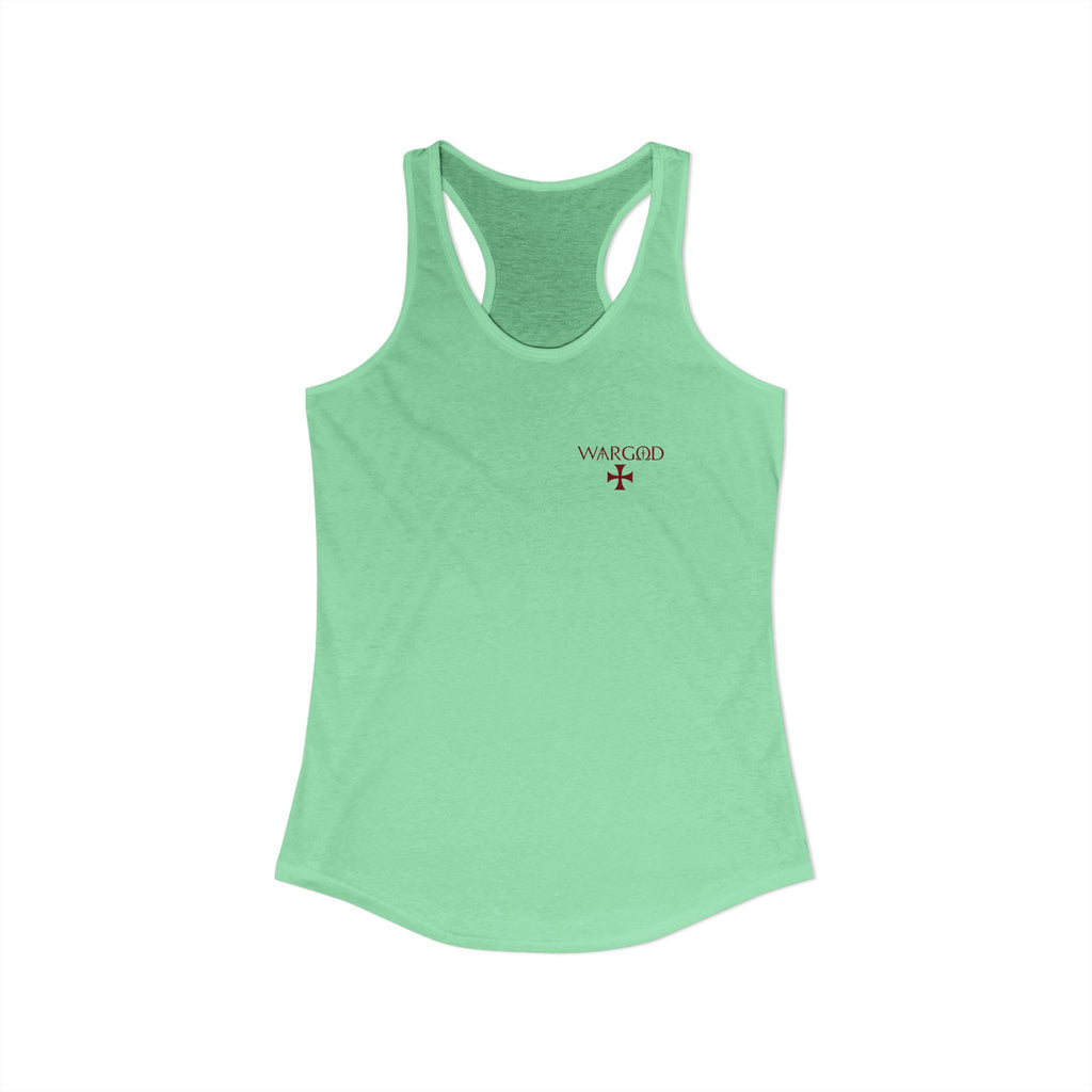 Women's Ideal Racerback Tank-WARGOD- Alpha and Omega