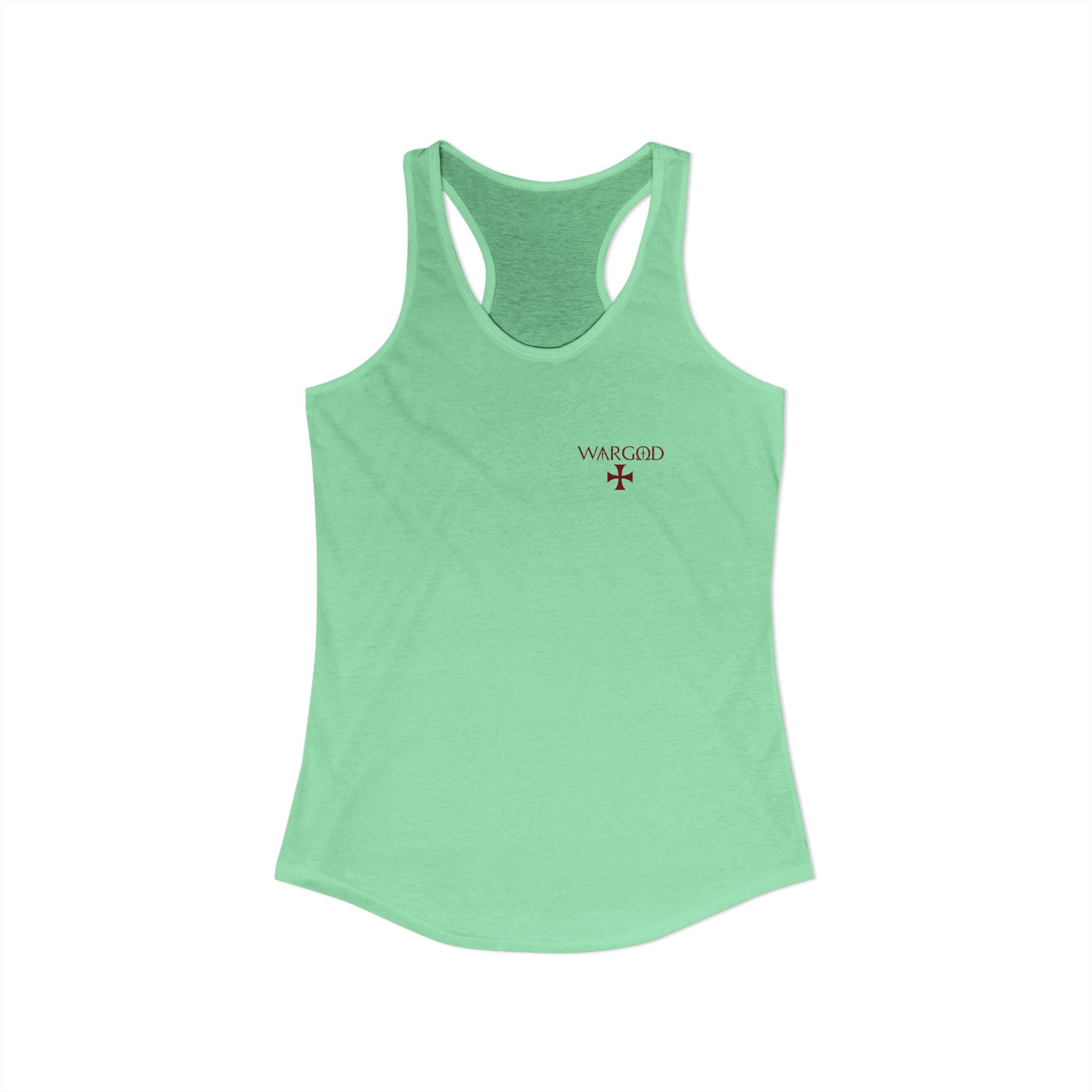 Women's Ideal Racerback Tank-WARGOD- Alpha and Omega