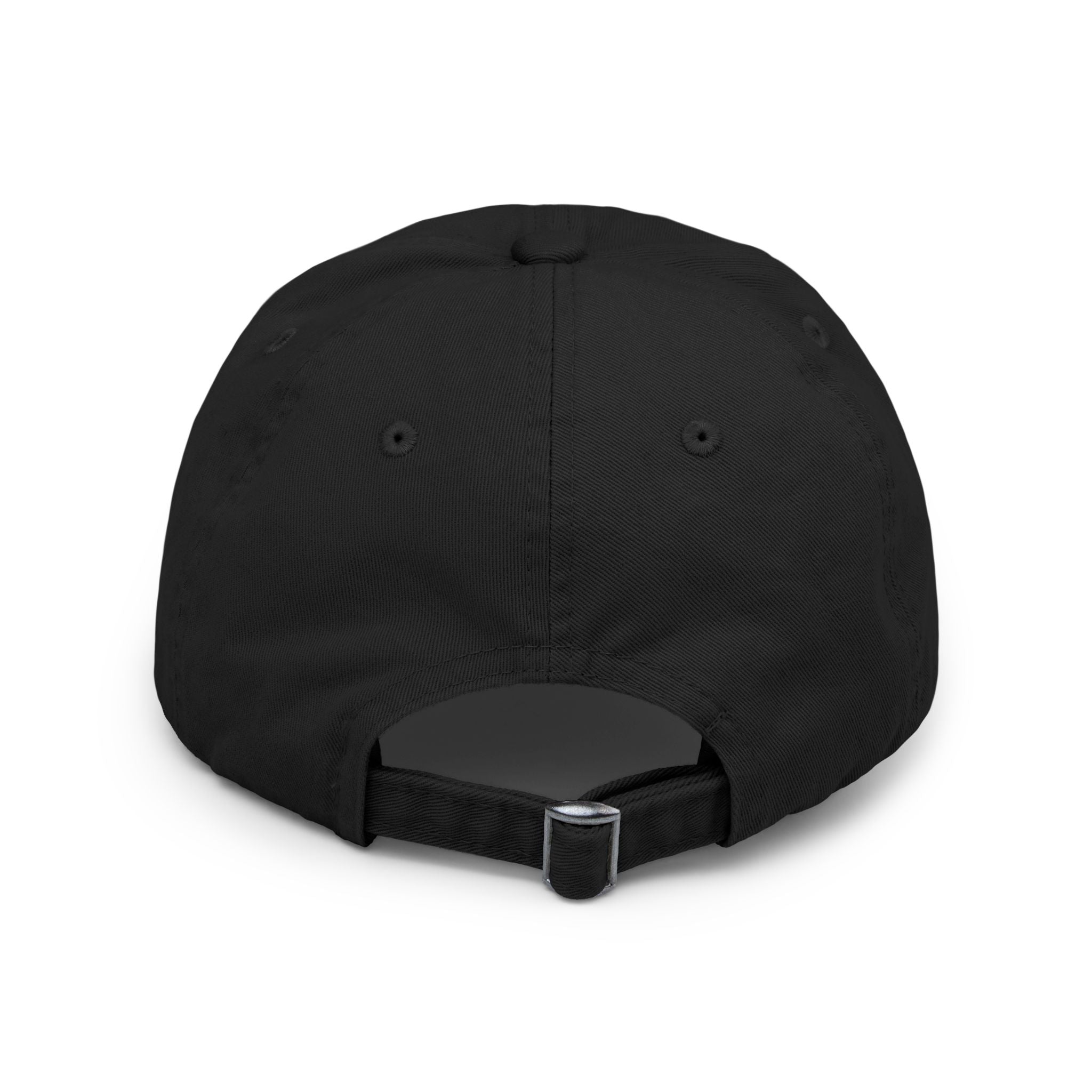 WARGOD Distressed Black Cap — Vintage Red Cross Logo