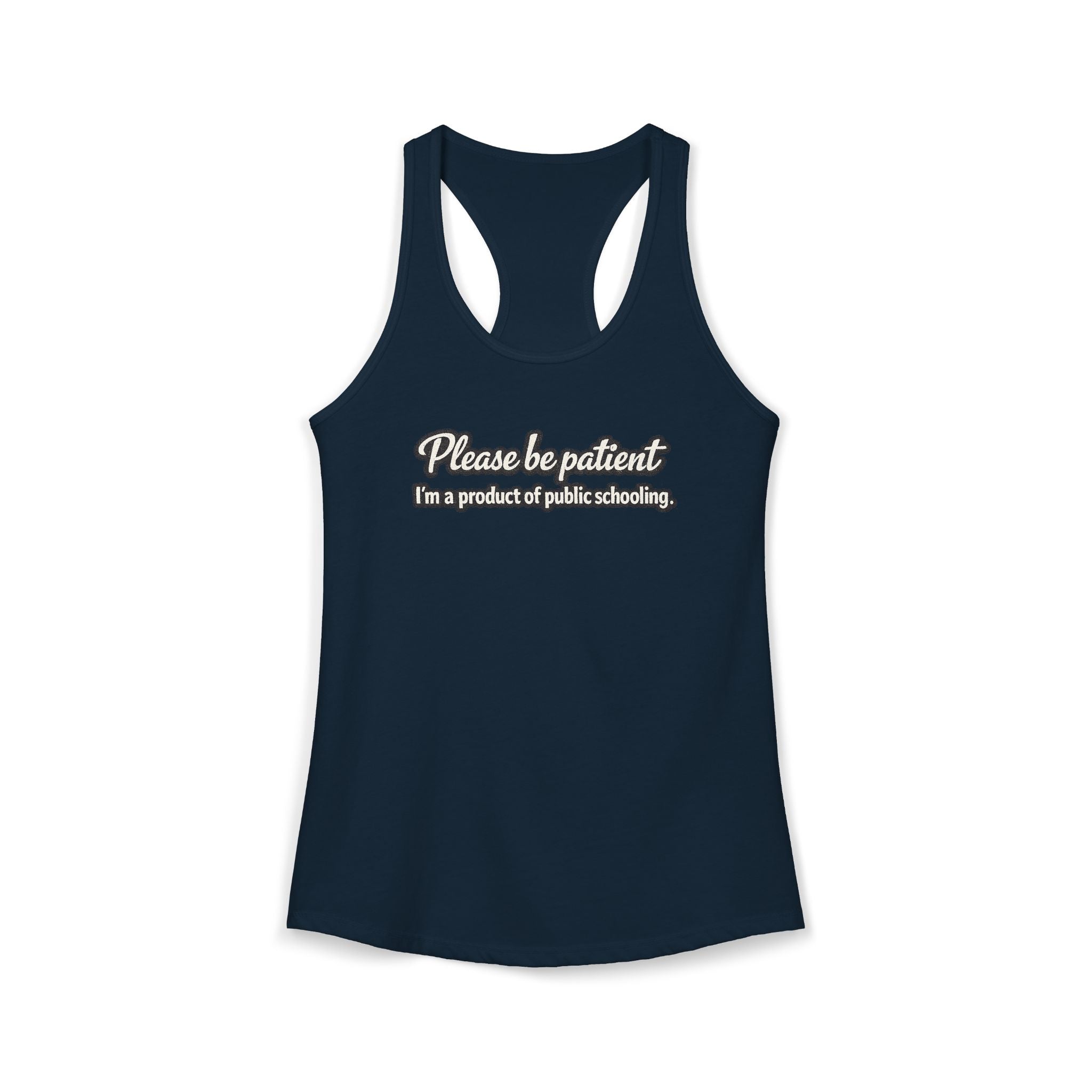 Women's Ideal Racerback Tank-Product of Public Schooling