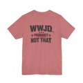WWJD... Probably Not That T-Shirt — Wargod Cross Graphic Christian Humor Tee