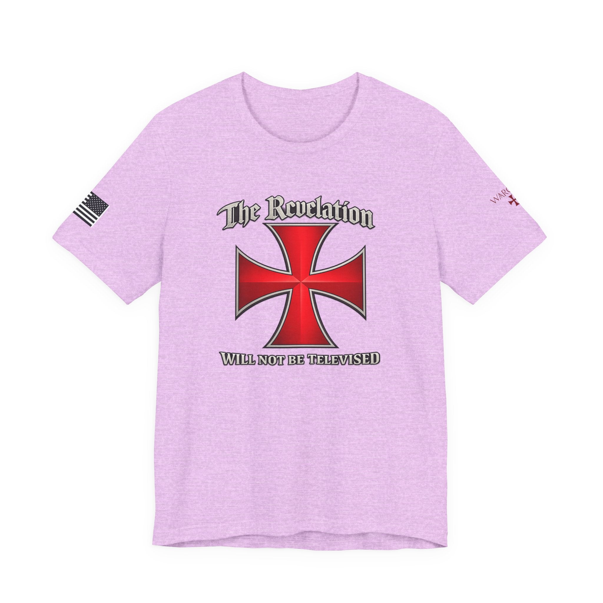 Revelation Cross Tee — "The Revelation Will Not Be Televised" Graphic T-Shirt