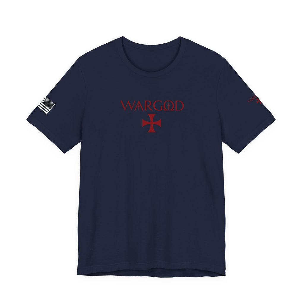 WARGOD Cross Graphic Tee — Military-Inspired Patriotic T-Shirt