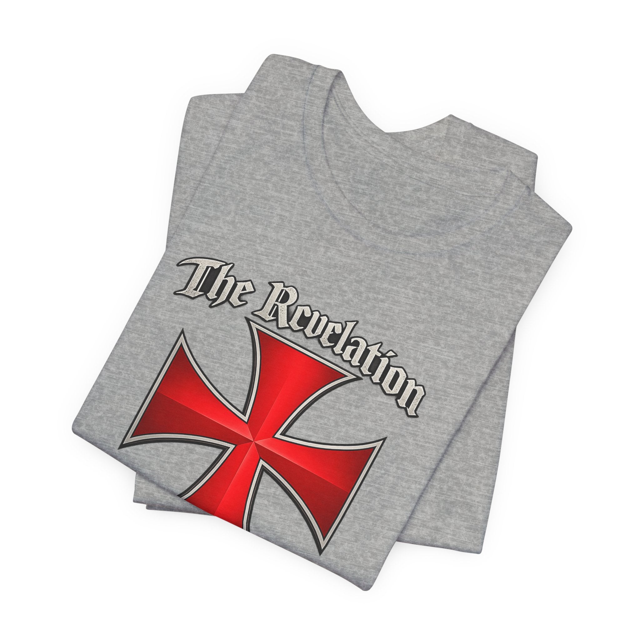 Revelation Cross Tee — "The Revelation Will Not Be Televised" Graphic T-Shirt