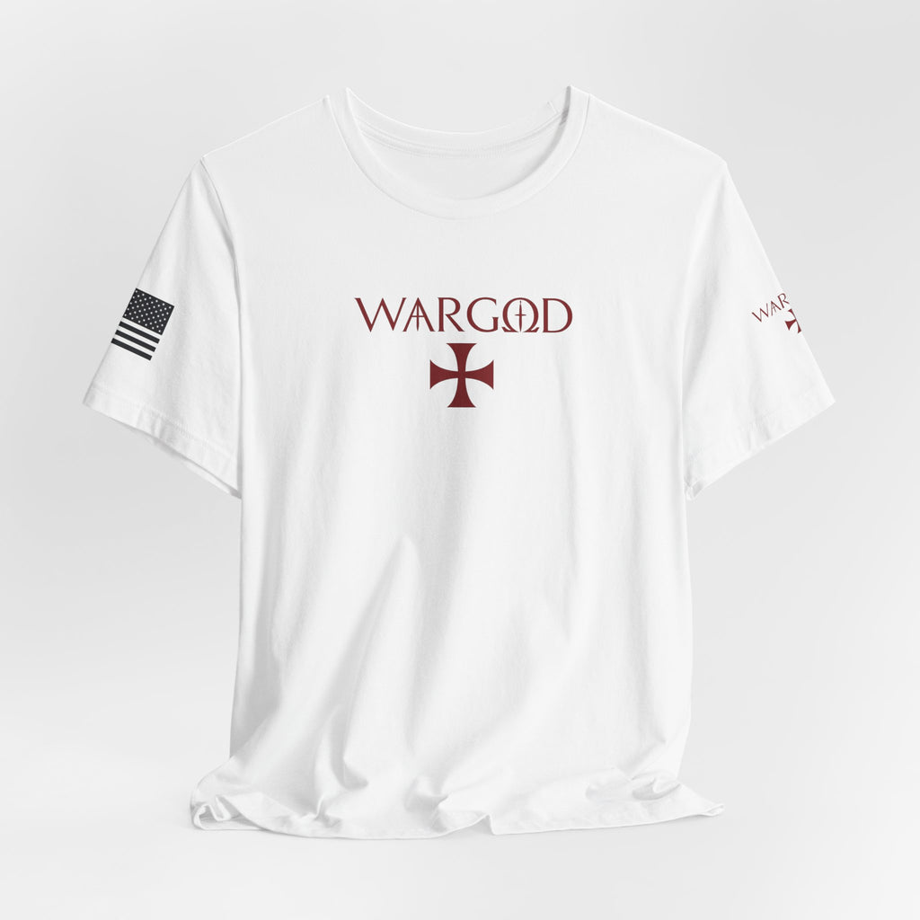 WARGOD Cross Graphic Tee — Military-Inspired Patriotic T-Shirt