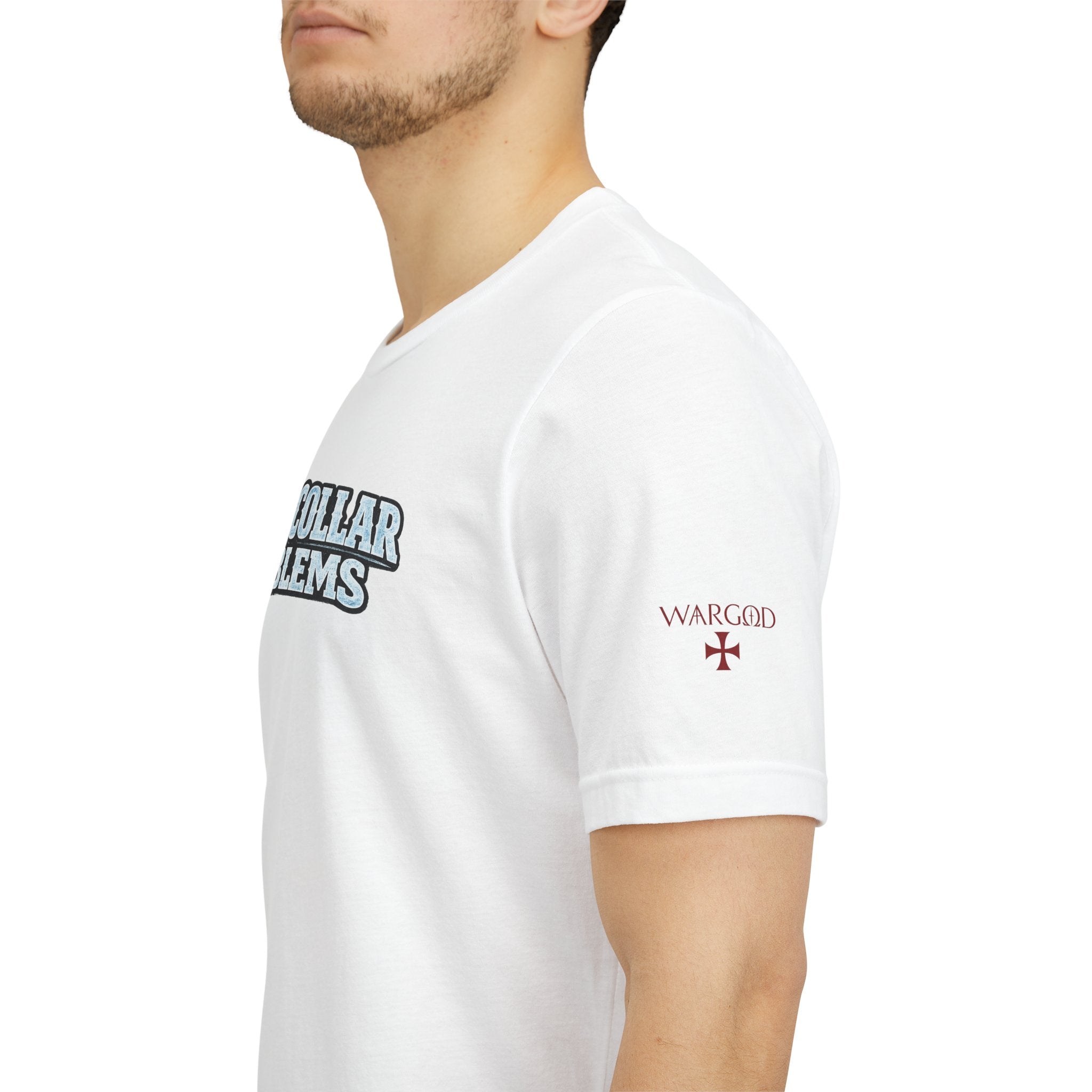 Blue Collar Problems T‑Shirt — Workwear Graphic Tee for Tradespeople