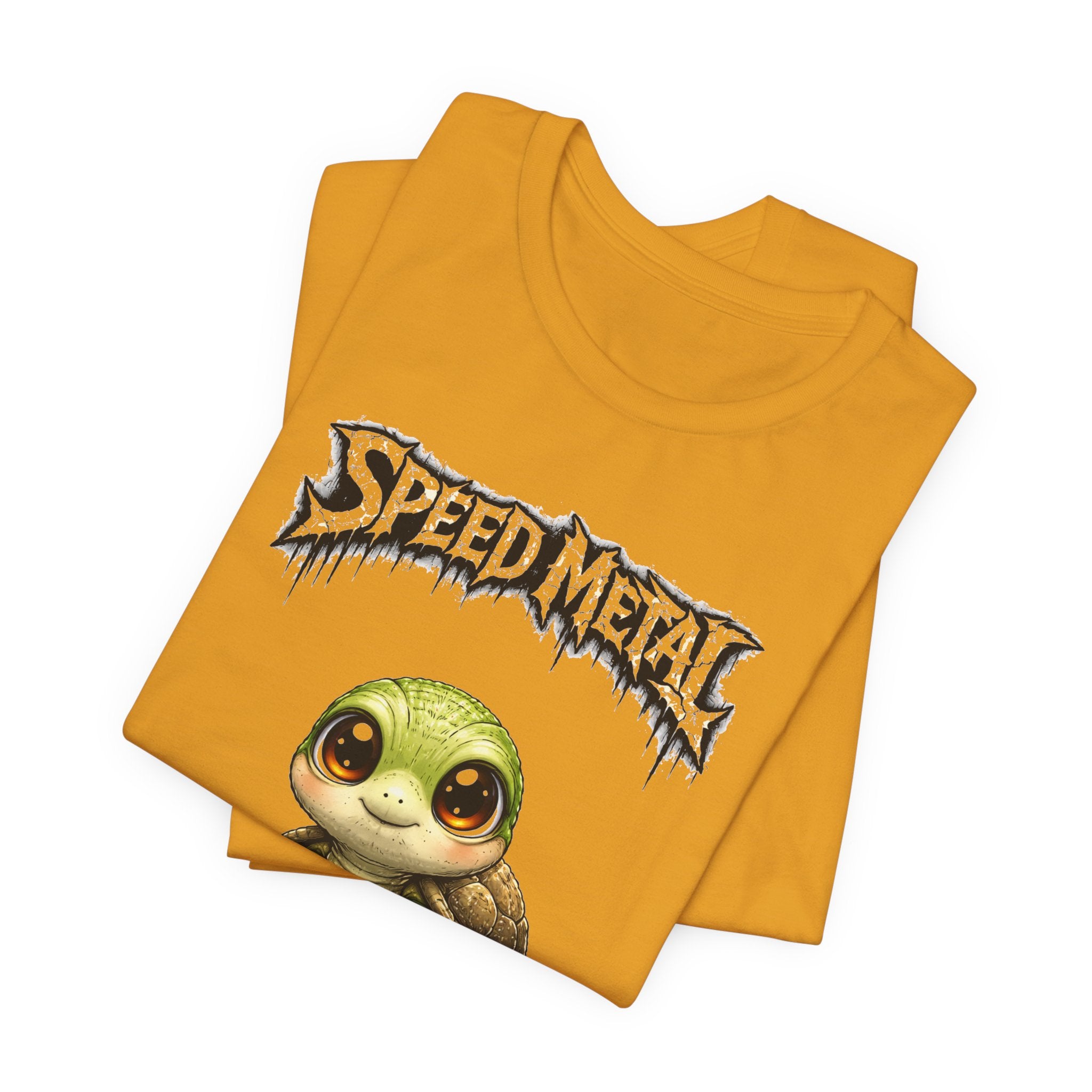 Speed Metal Turtle Tee — Cute Turtle Graphic T-Shirt