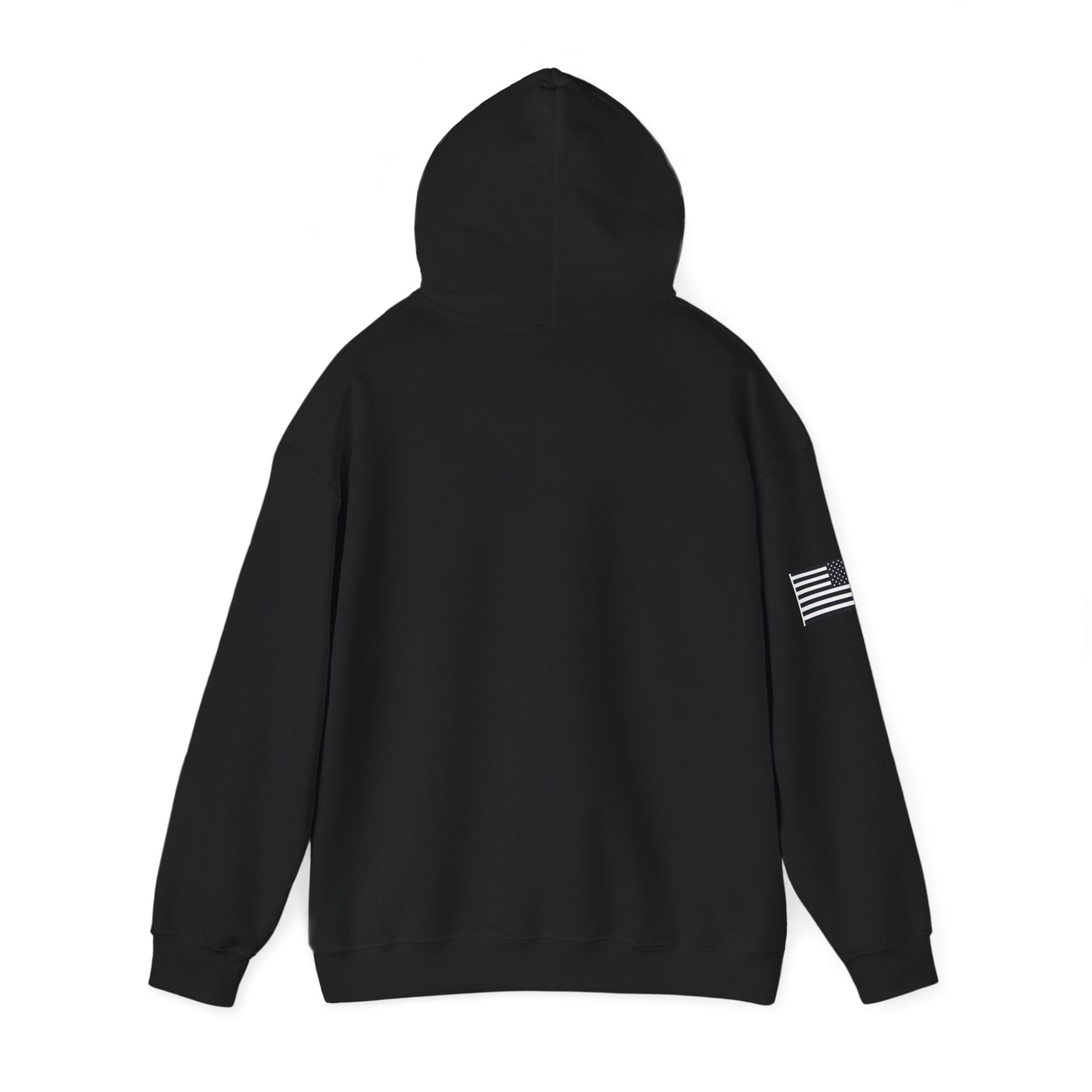 WARGOD Celtic Cross Hoodie – Minimal Viking Rune Graphic Pullover