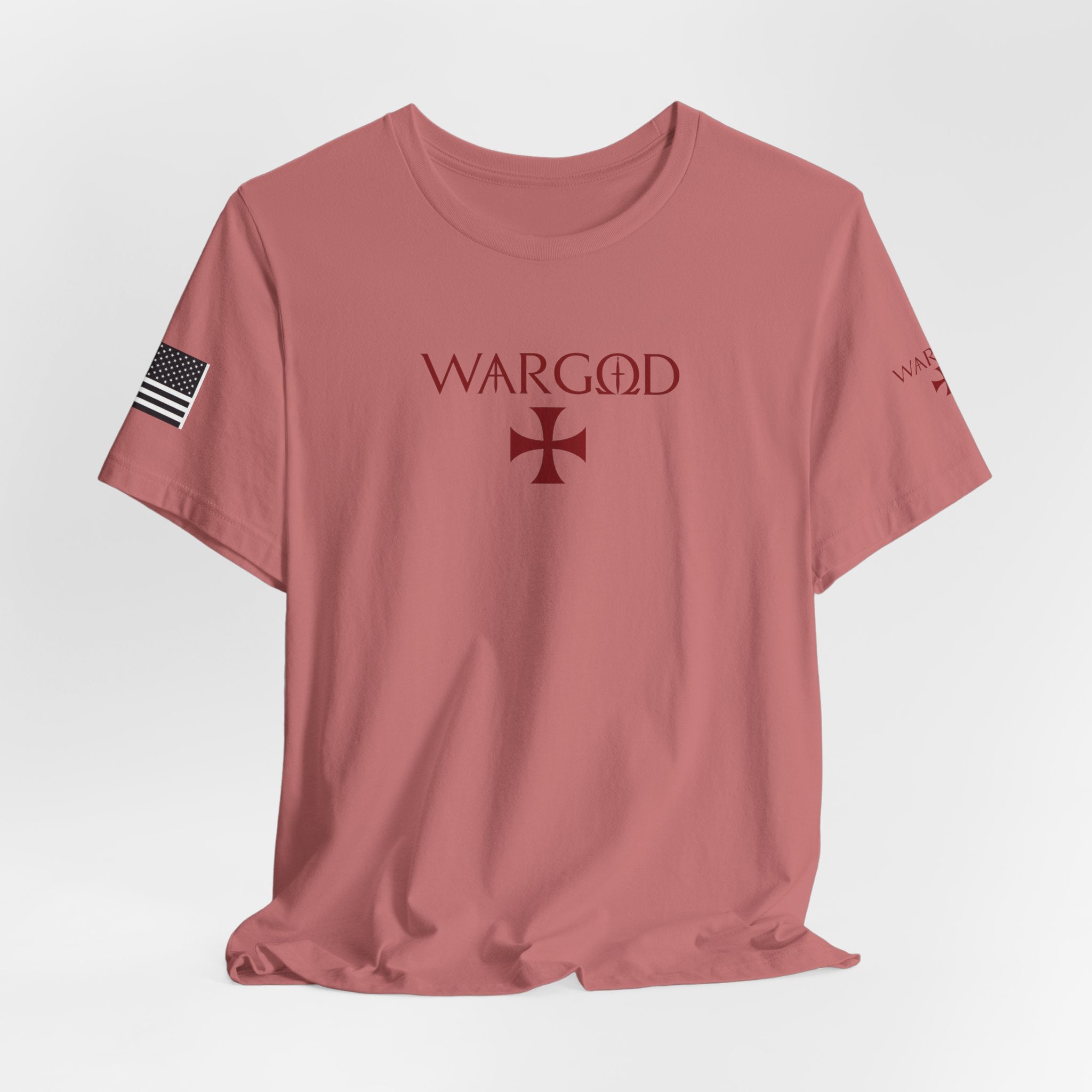 WARGOD Cross Graphic Tee — Military-Inspired Patriotic T-Shirt