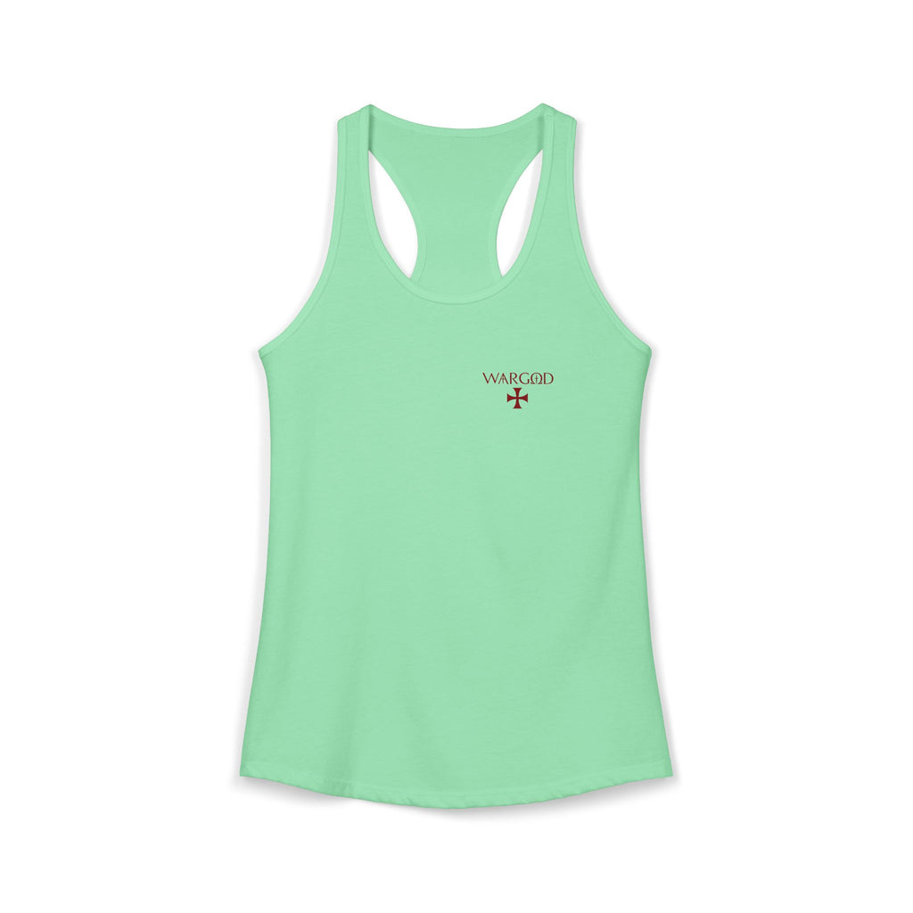 Women's Ideal Racerback Tank-WARGOD- Alpha and Omega