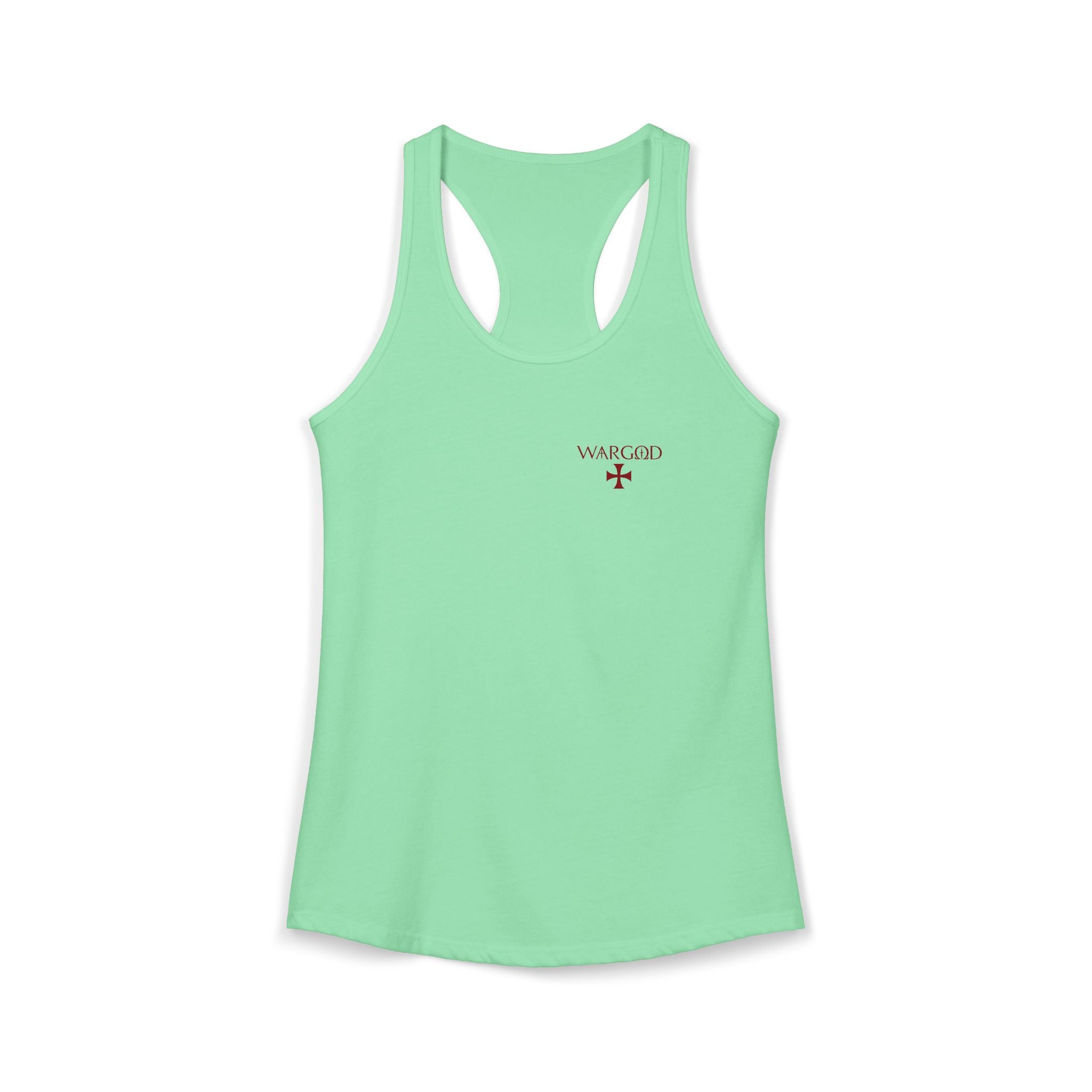 Women's Ideal Racerback Tank-WARGOD- Alpha and Omega