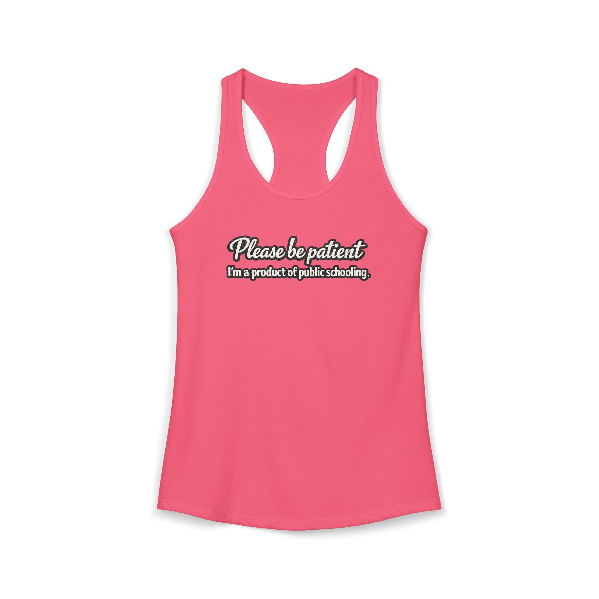Women's Ideal Racerback Tank-Product of Public Schooling