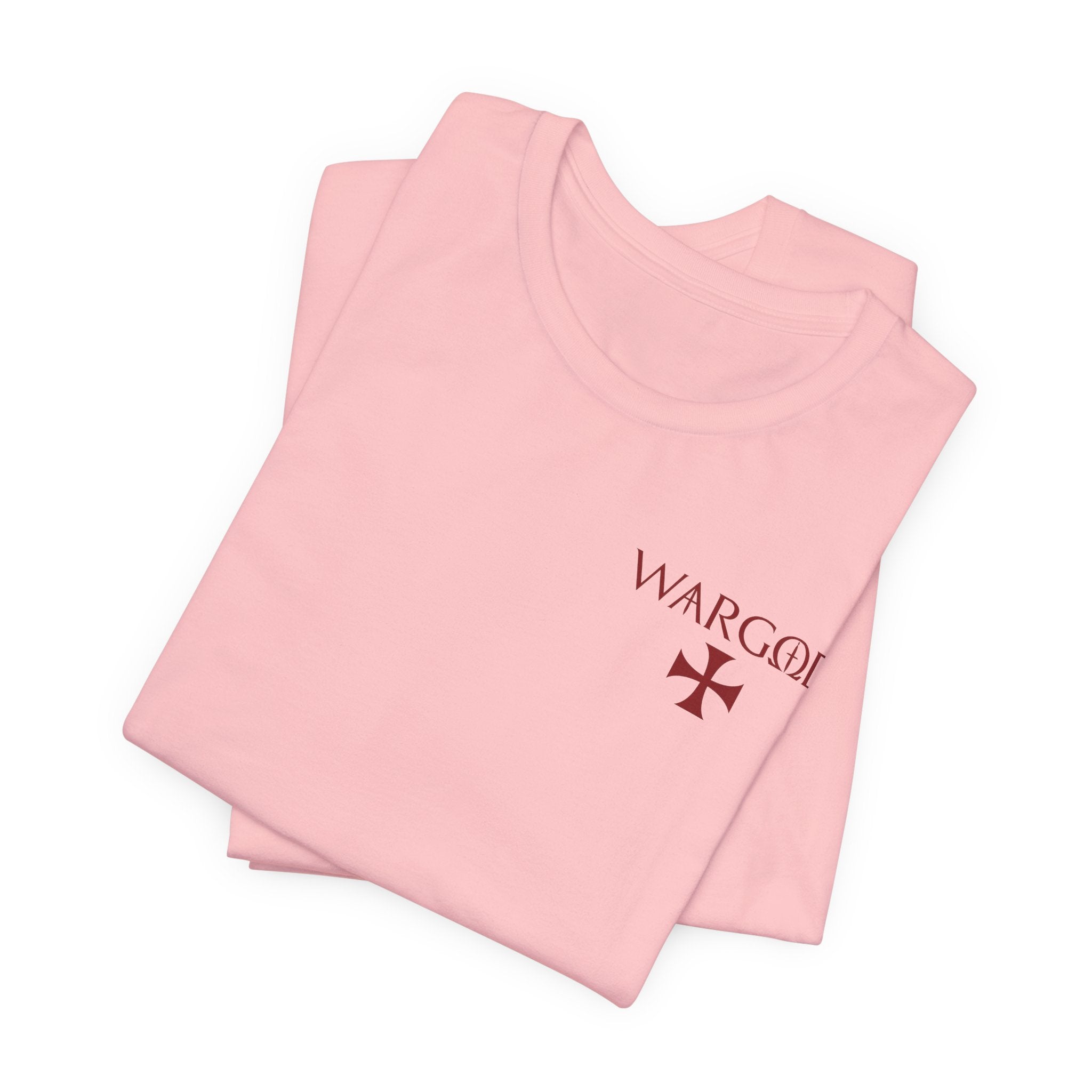 Wargod Cross Tee — "I am the Alpha and the Omega" Christian Graphic T‑Shirt