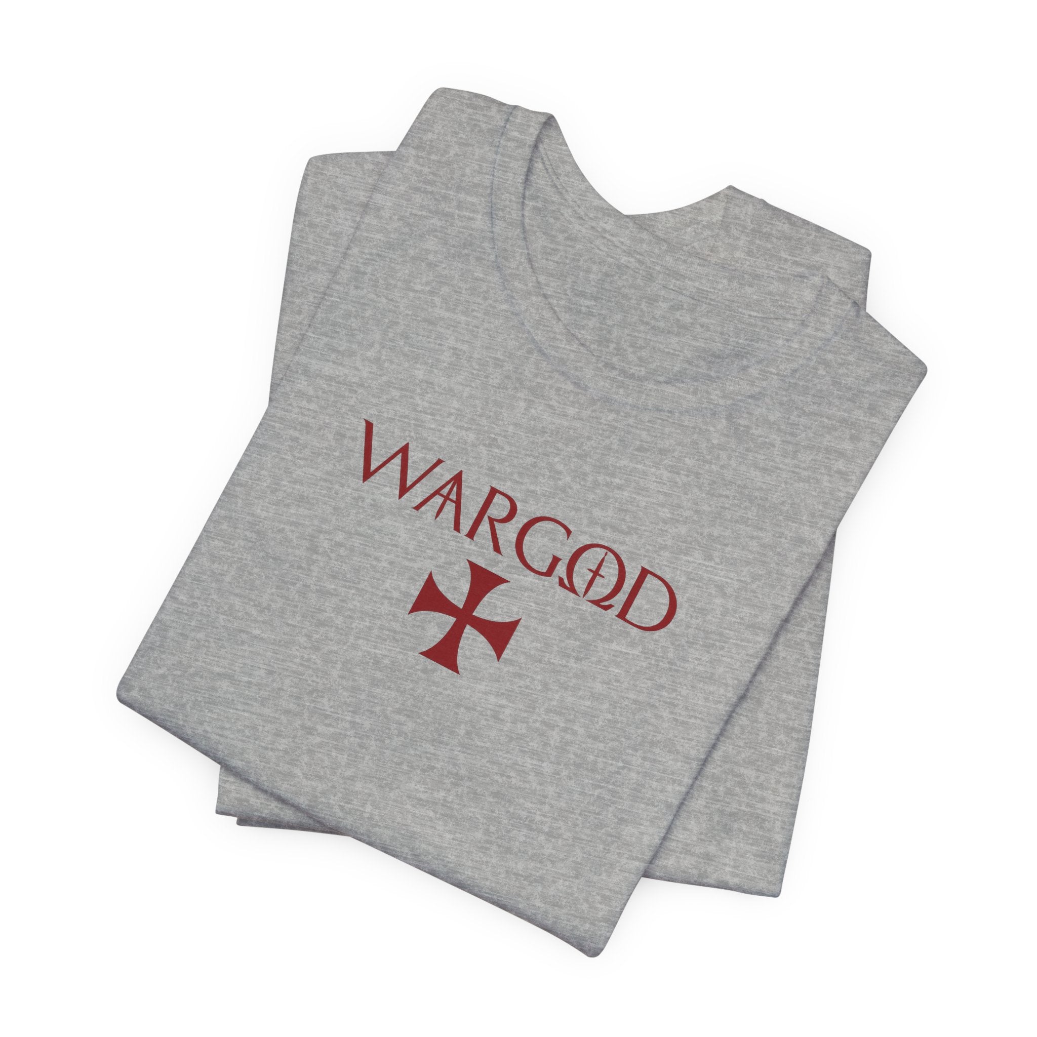 WARGOD Cross Graphic Tee — Military-Inspired Patriotic T-Shirt