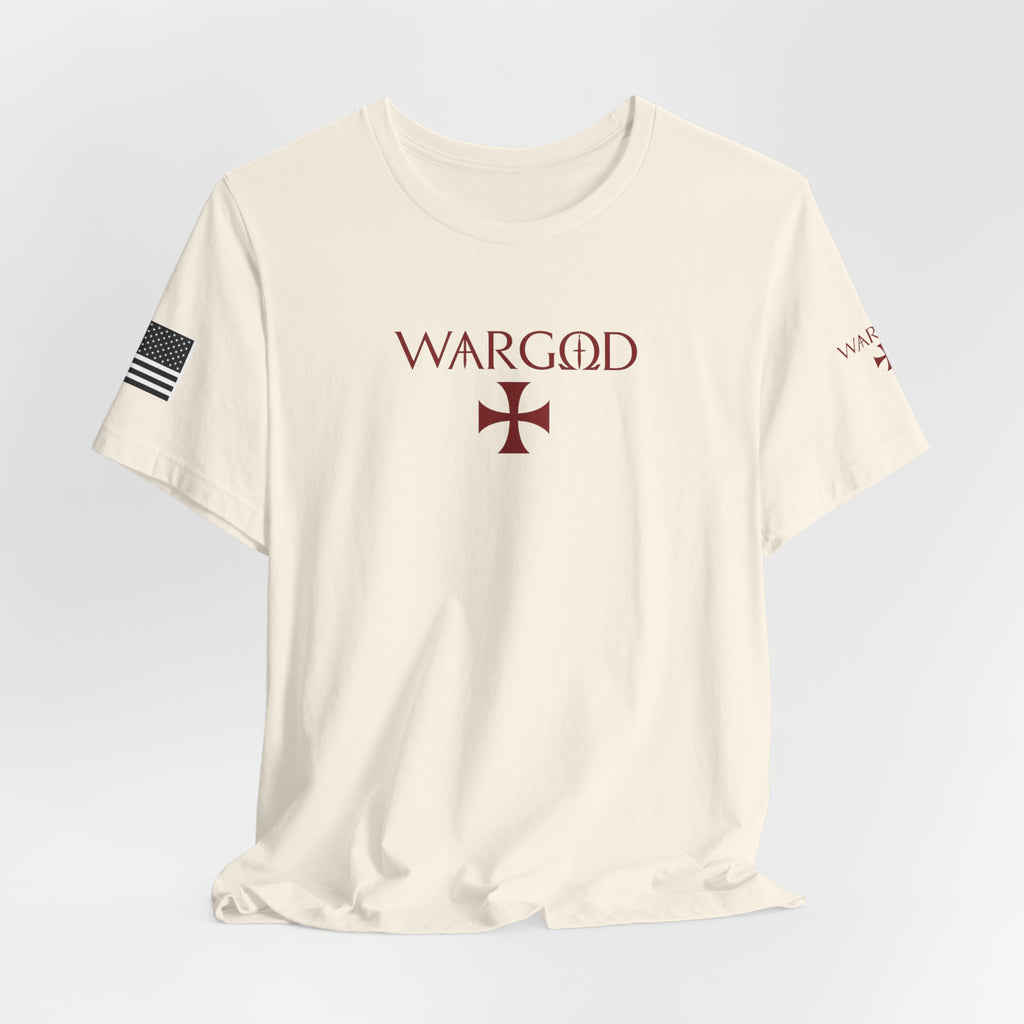 WARGOD Cross Graphic Tee — Military-Inspired Patriotic T-Shirt