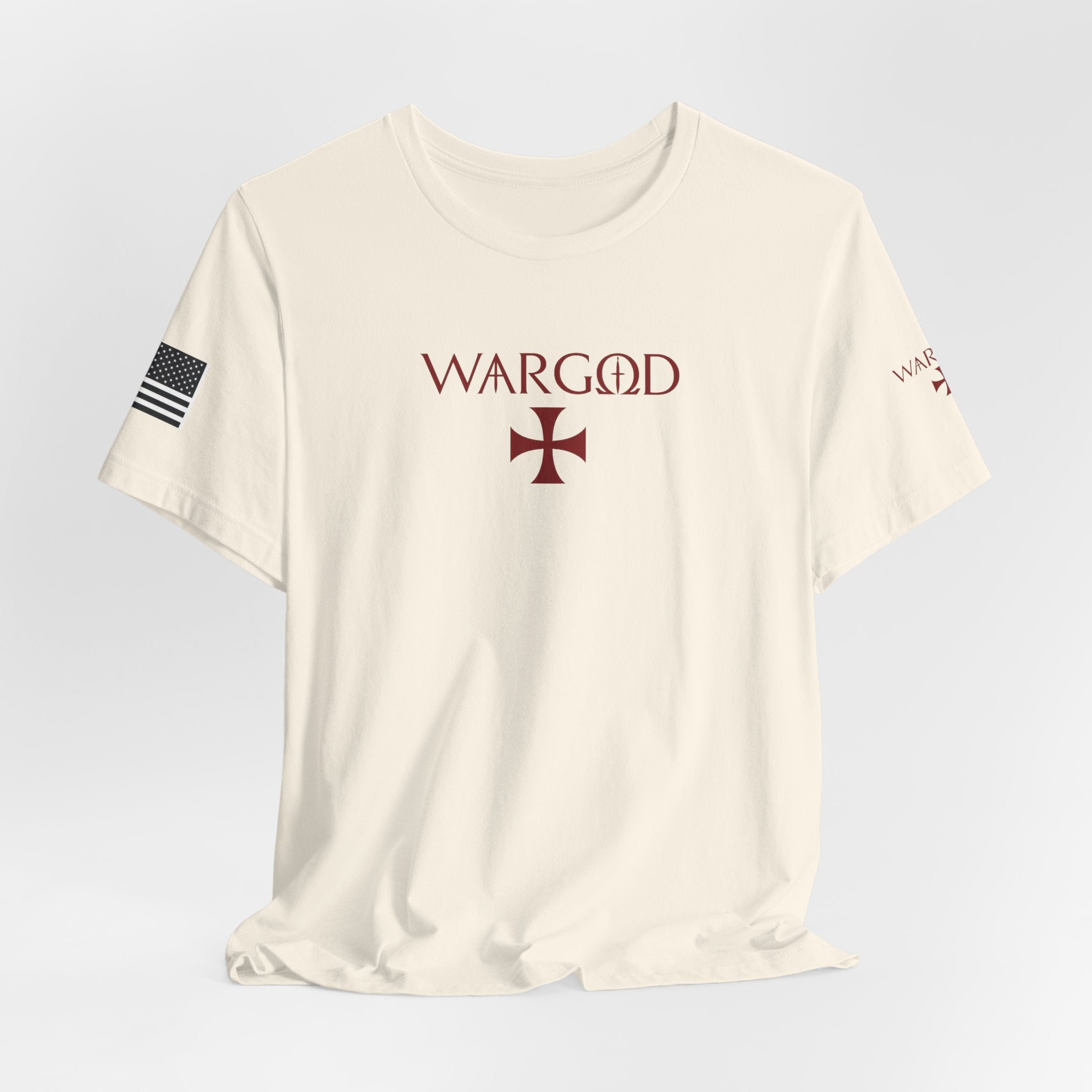 WARGOD Cross Graphic Tee — Military-Inspired Patriotic T-Shirt