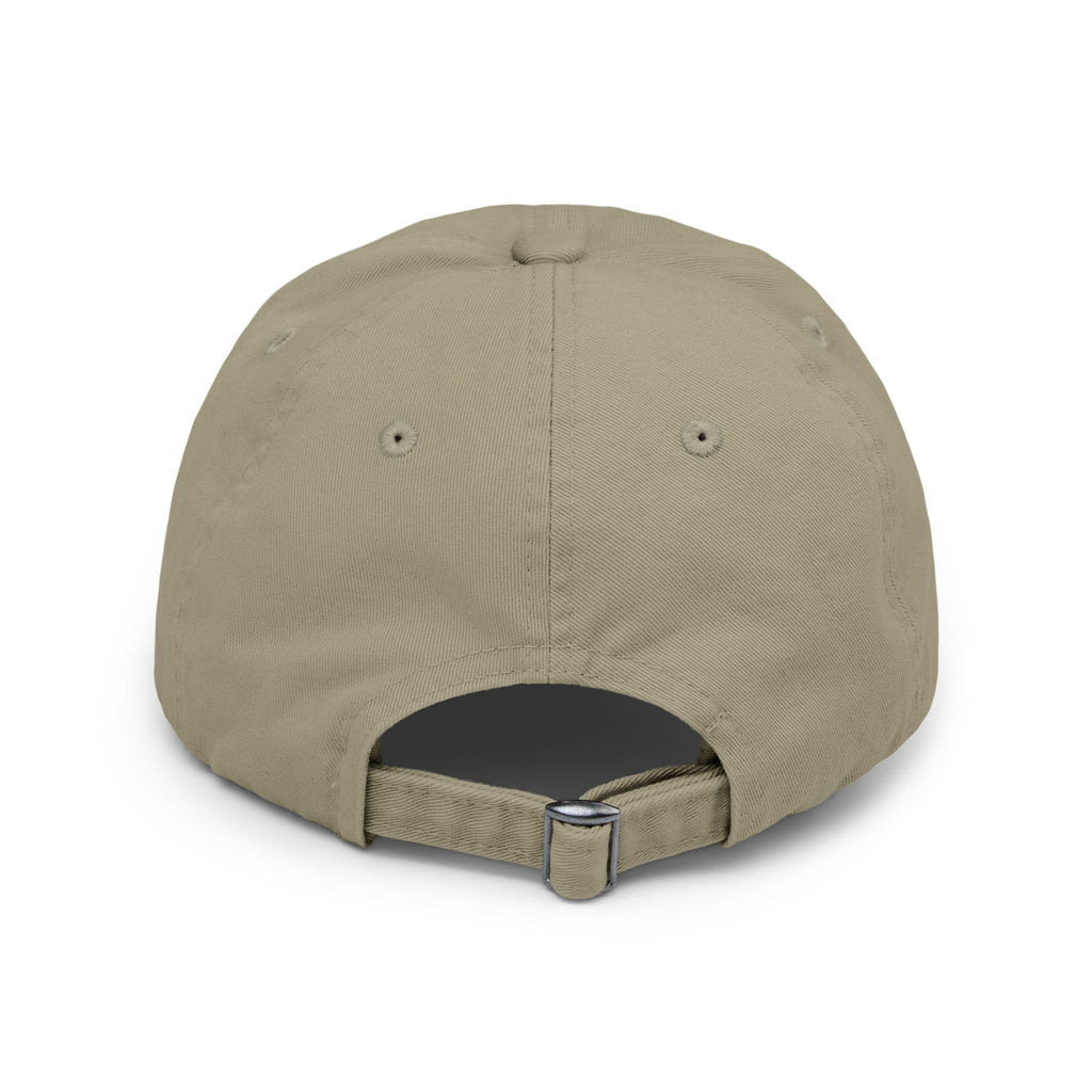 WARGOD Distressed Black Cap — Vintage Red Cross Logo