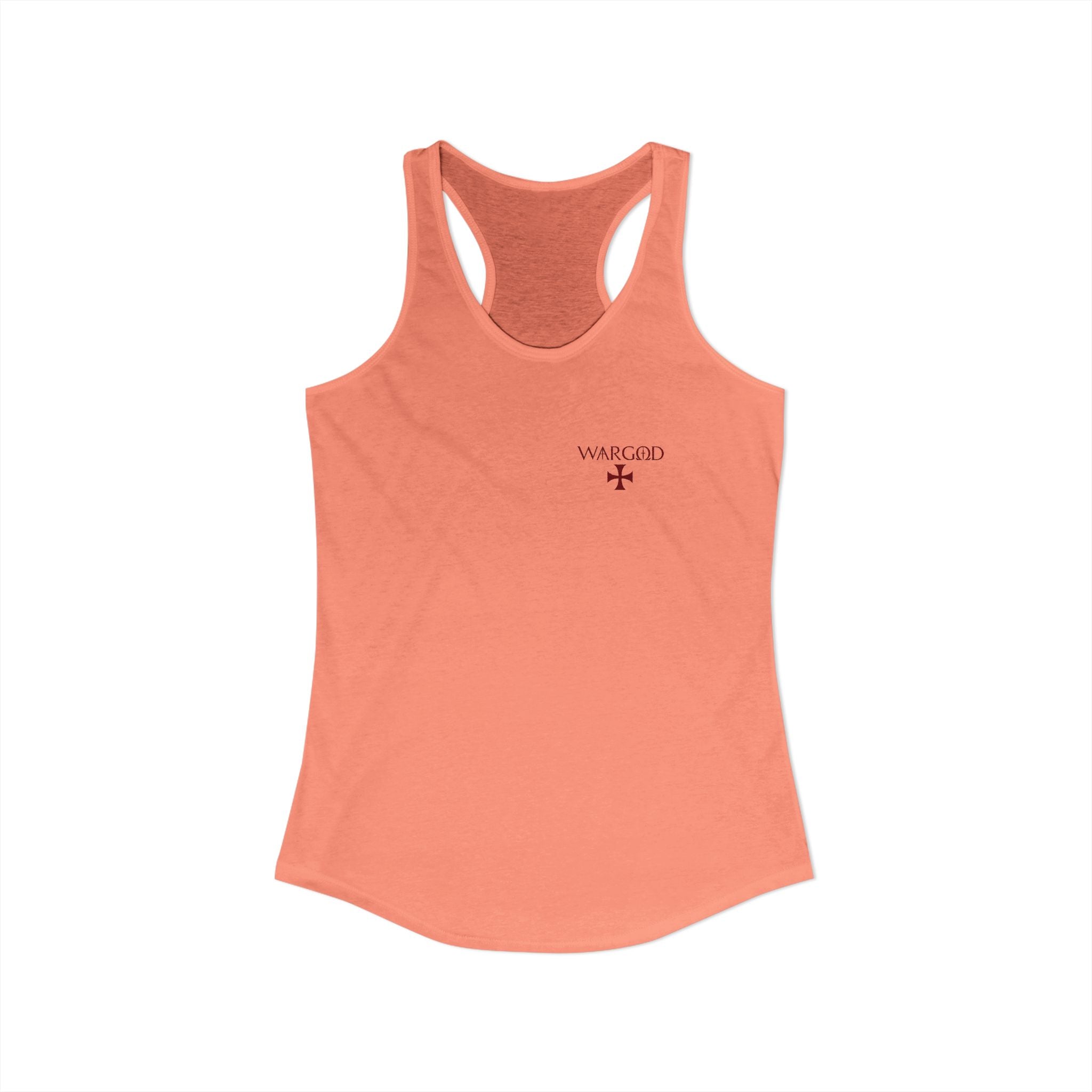 Women's Ideal Racerback Tank-WARGOD- Alpha and Omega