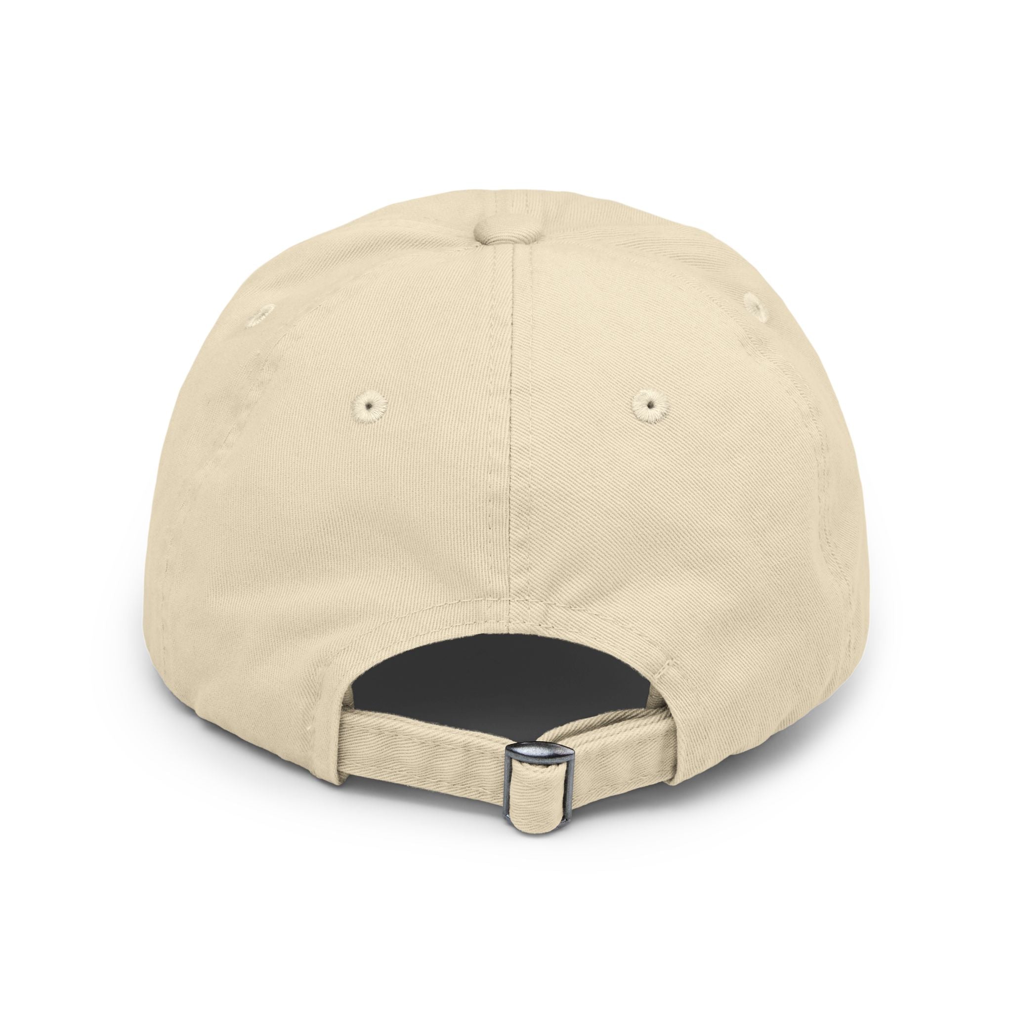 WARGOD Distressed Black Cap — Vintage Red Cross Logo