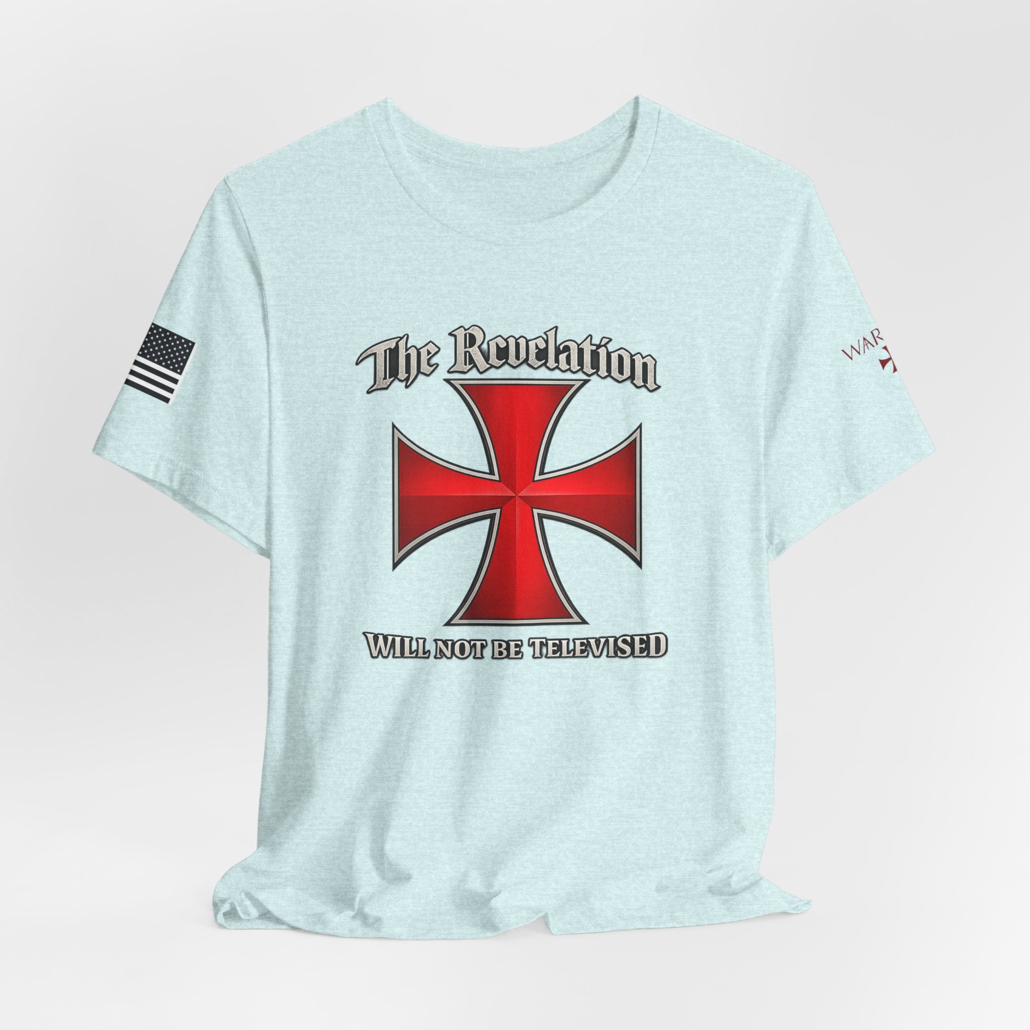 Revelation Cross Tee — "The Revelation Will Not Be Televised" Graphic T-Shirt