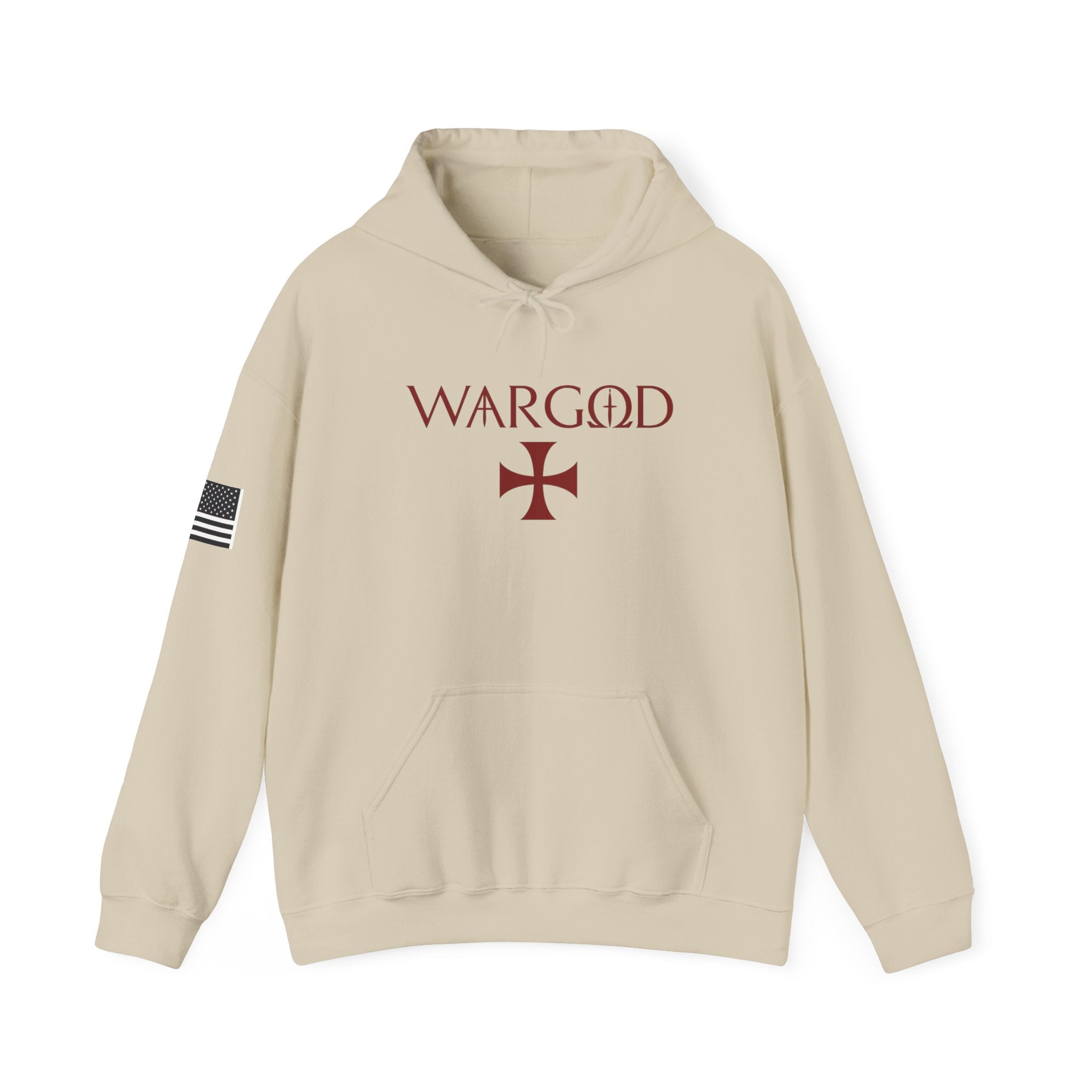 WARGOD Cross Hoodie — Streetwear Hoodie