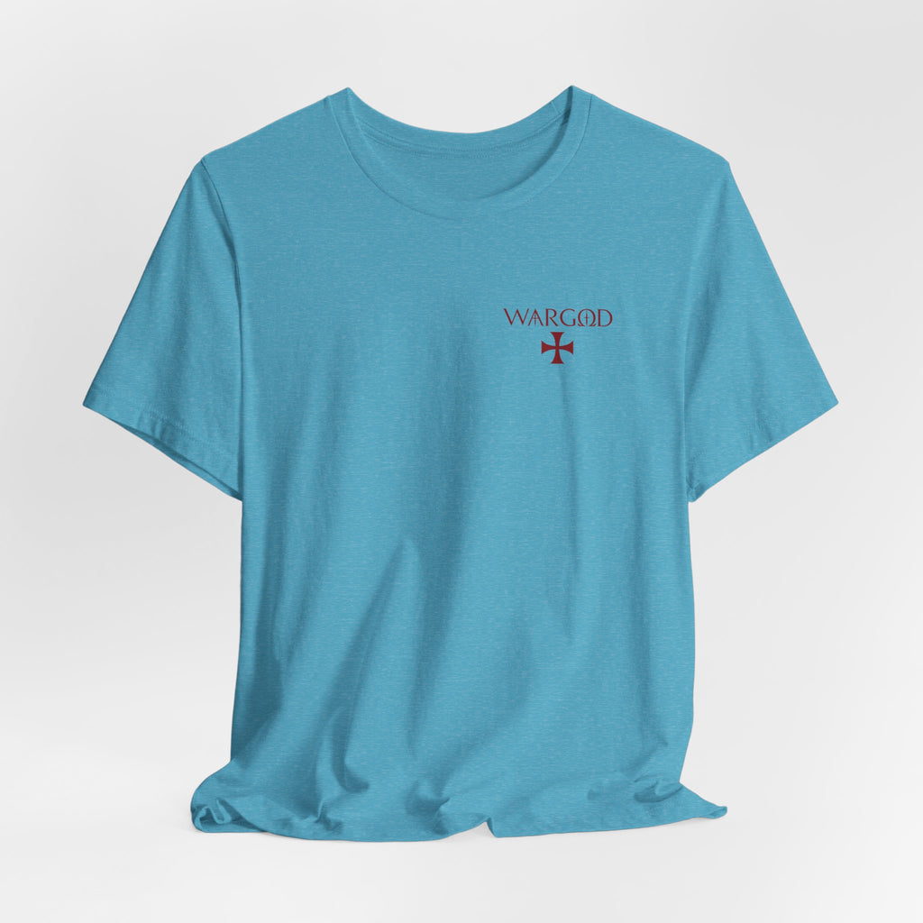 Murder Scene Raven Tee — Wargod Chest Logo Graphic T-Shirt