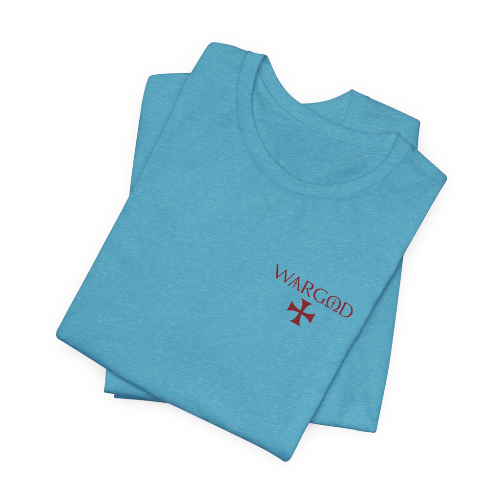 Murder Scene Raven Tee — Wargod Chest Logo Graphic T-Shirt