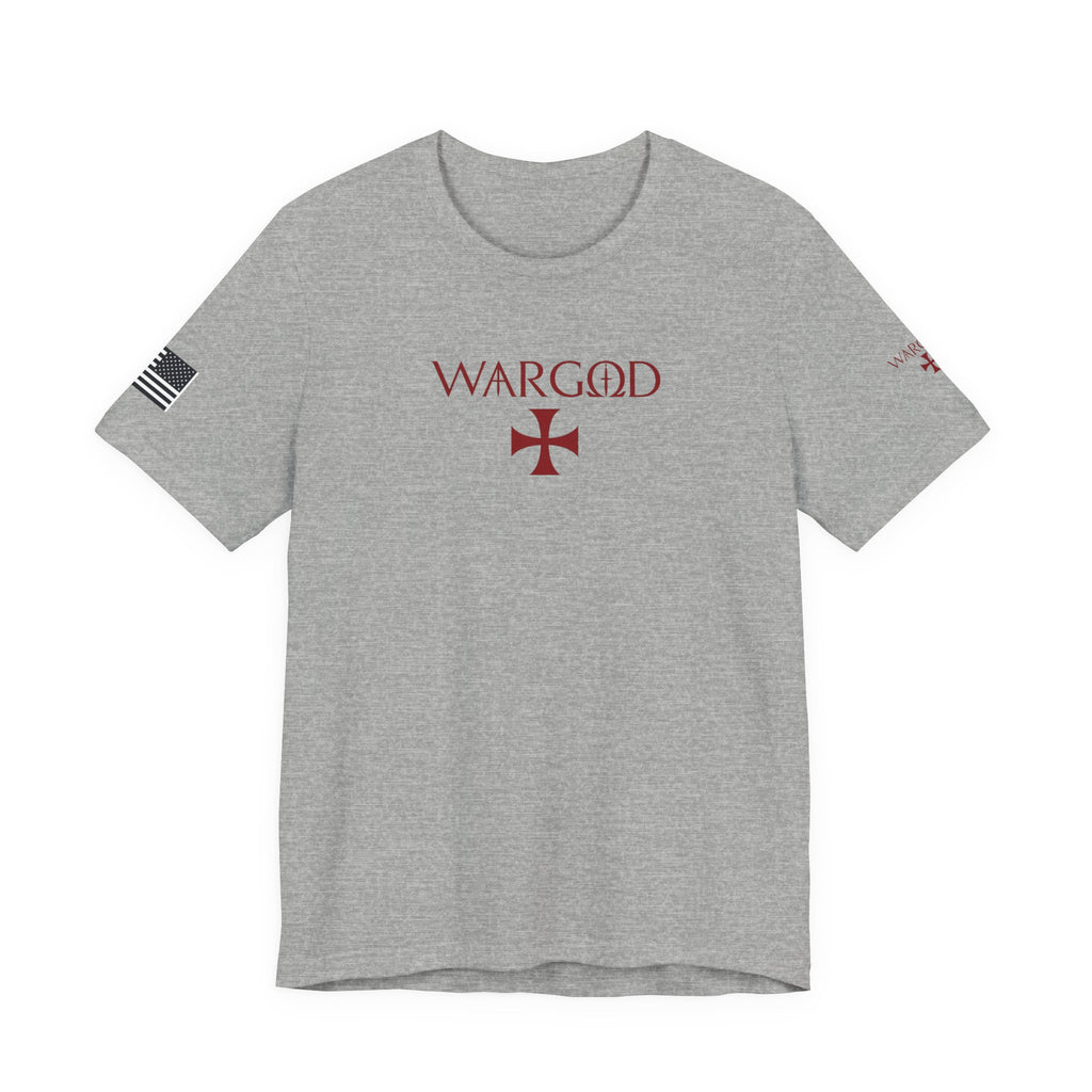 WARGOD Cross Graphic Tee — Military-Inspired Patriotic T-Shirt