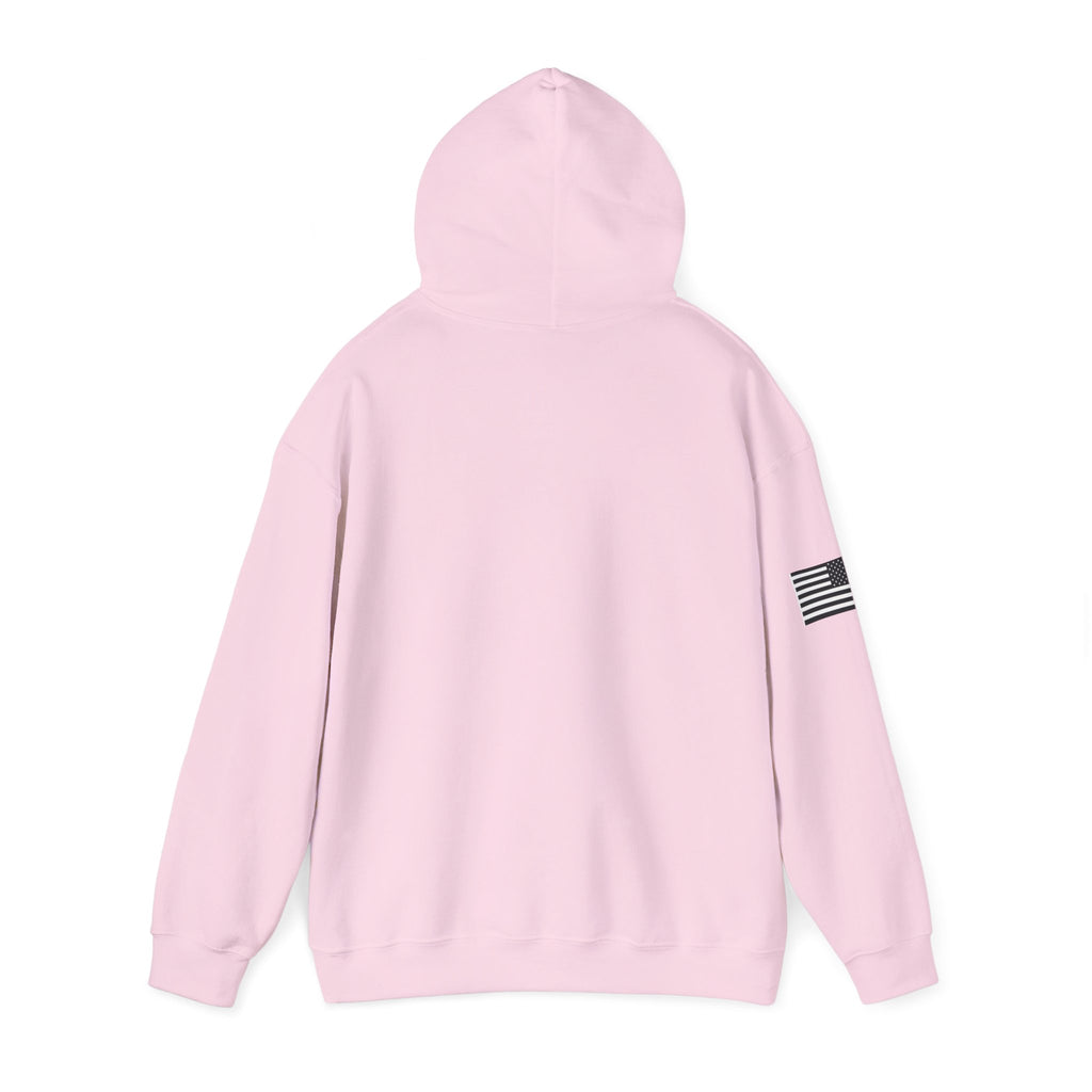 WARGOD Celtic Cross Hoodie – Minimal Viking Rune Graphic Pullover
