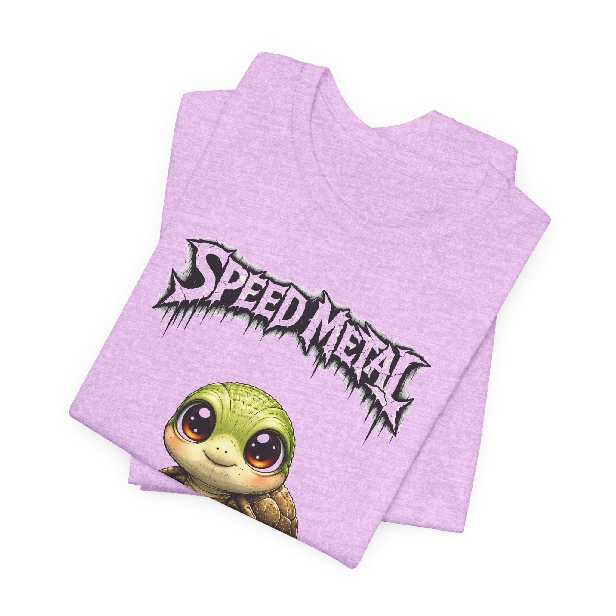 Speed Metal Turtle Tee — Cute Turtle Graphic T-Shirt
