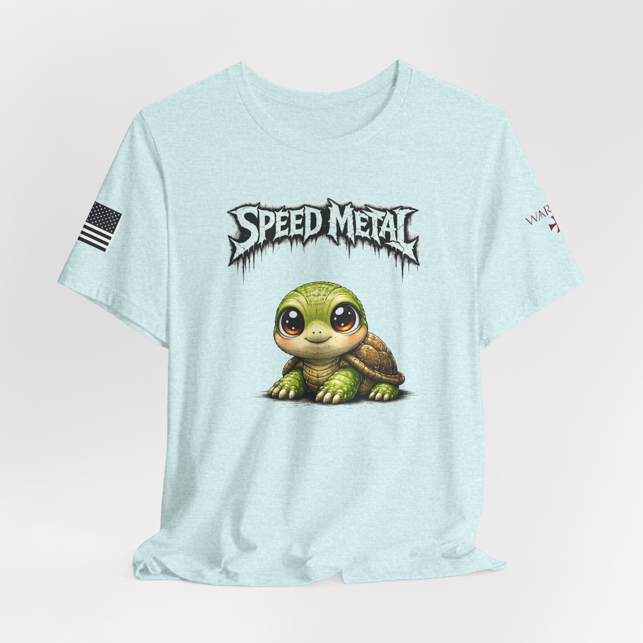 Speed Metal Turtle Tee — Cute Turtle Graphic T-Shirt