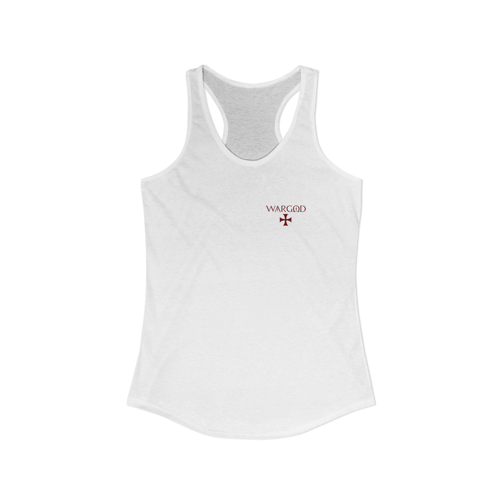 Women's Ideal Racerback Tank-WARGOD- Alpha and Omega