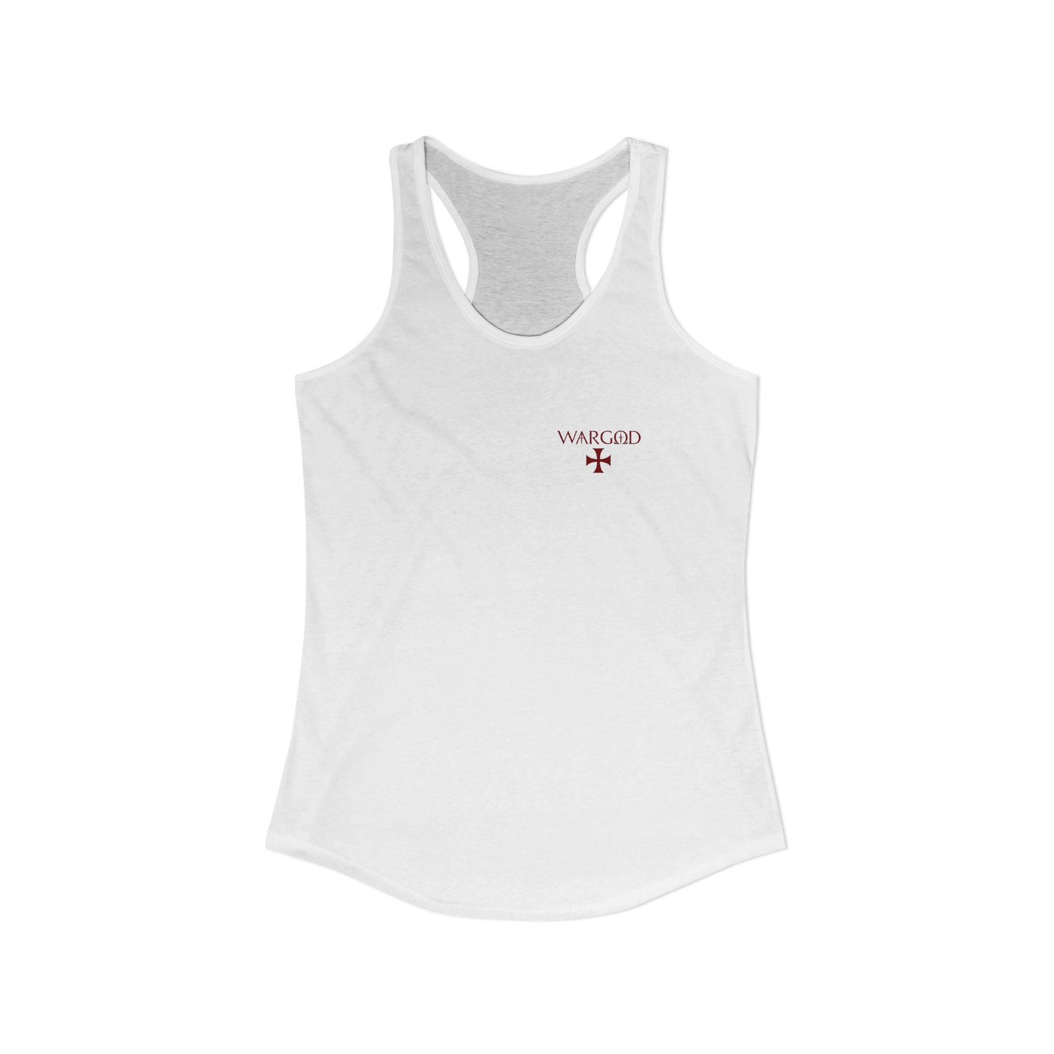 Women's Ideal Racerback Tank-WARGOD- Alpha and Omega