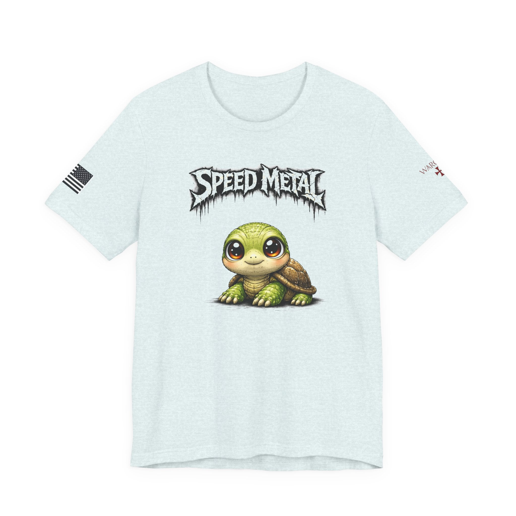 Speed Metal Turtle Tee — Cute Turtle Graphic T-Shirt