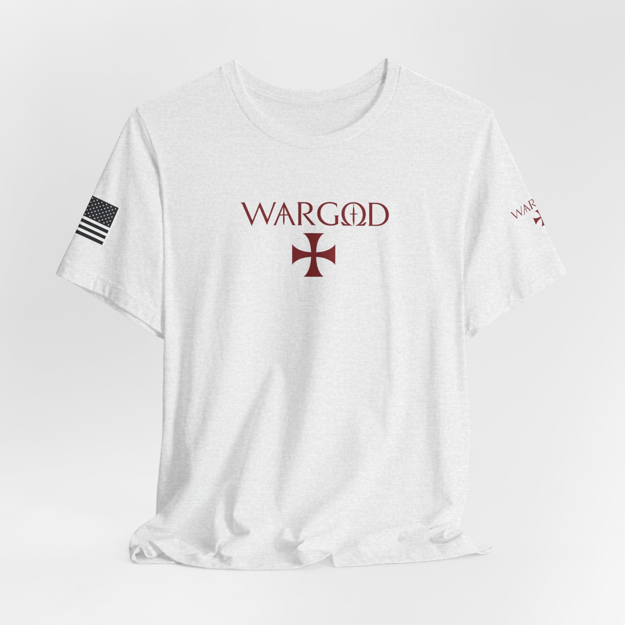 WARGOD Cross Graphic Tee — Military-Inspired Patriotic T-Shirt
