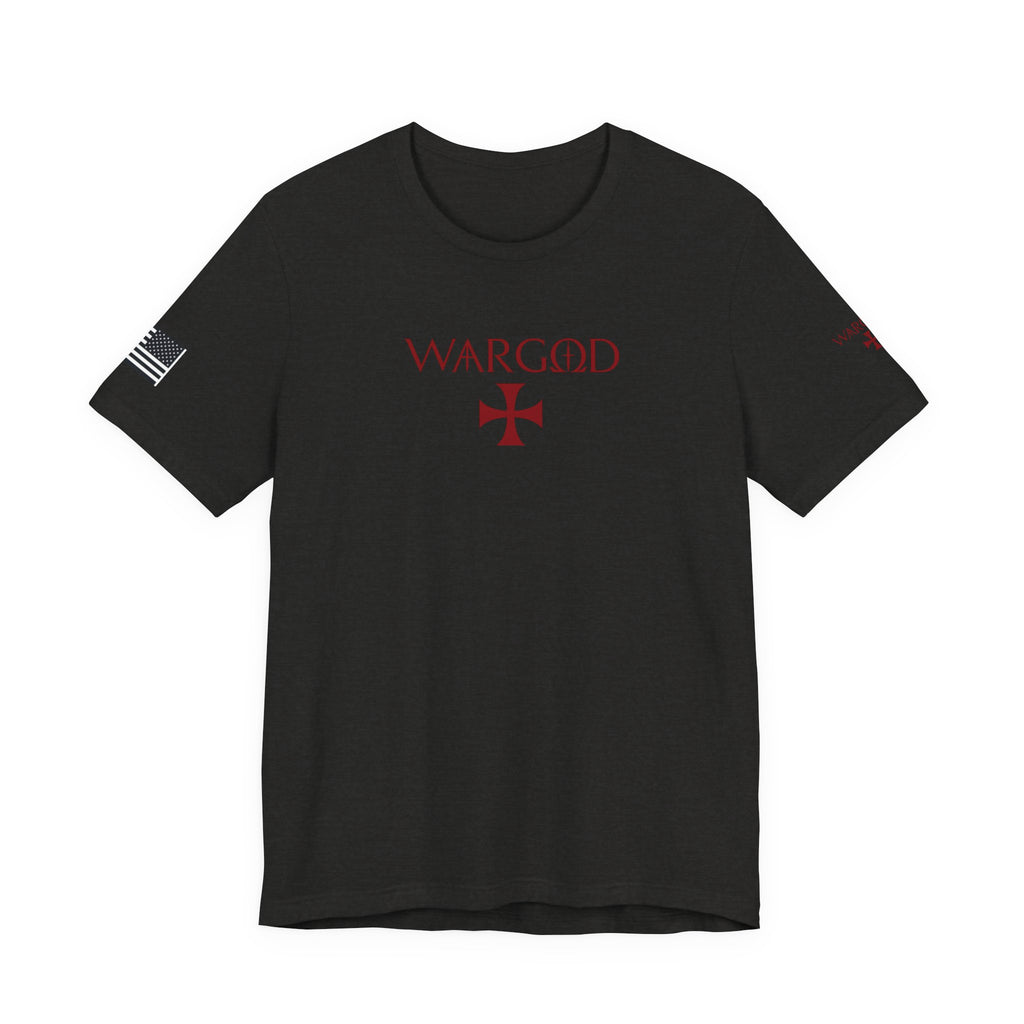 WARGOD Cross Graphic Tee — Military-Inspired Patriotic T-Shirt