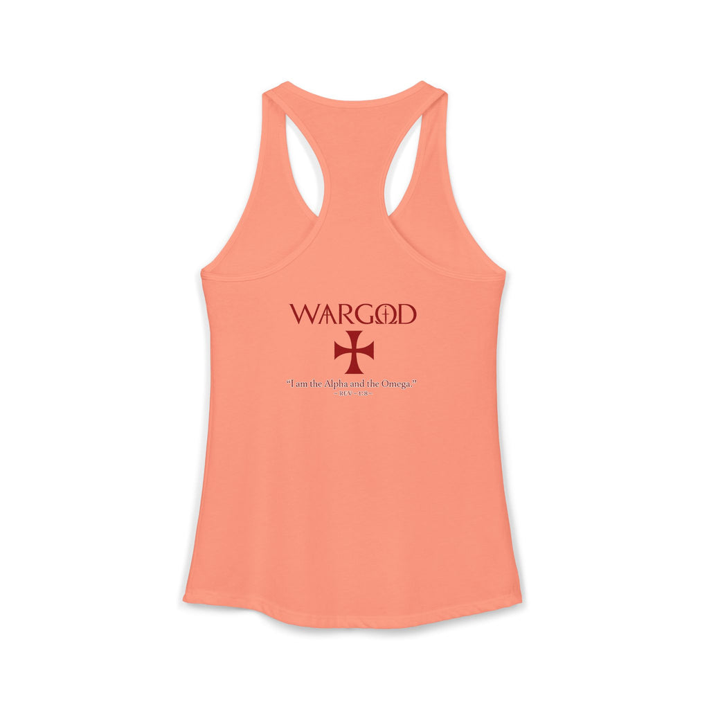 Women's Ideal Racerback Tank-WARGOD- Alpha and Omega