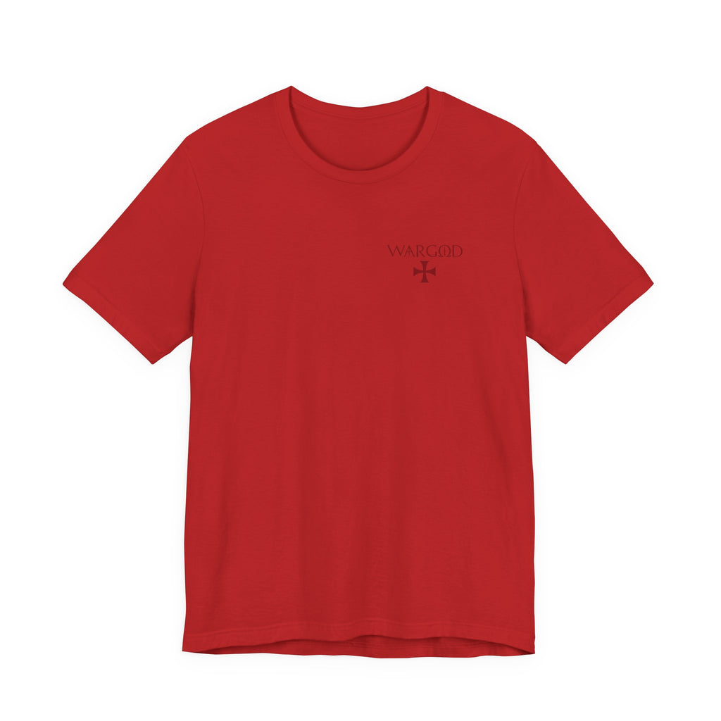 Murder Scene Raven Tee — Wargod Chest Logo Graphic T-Shirt