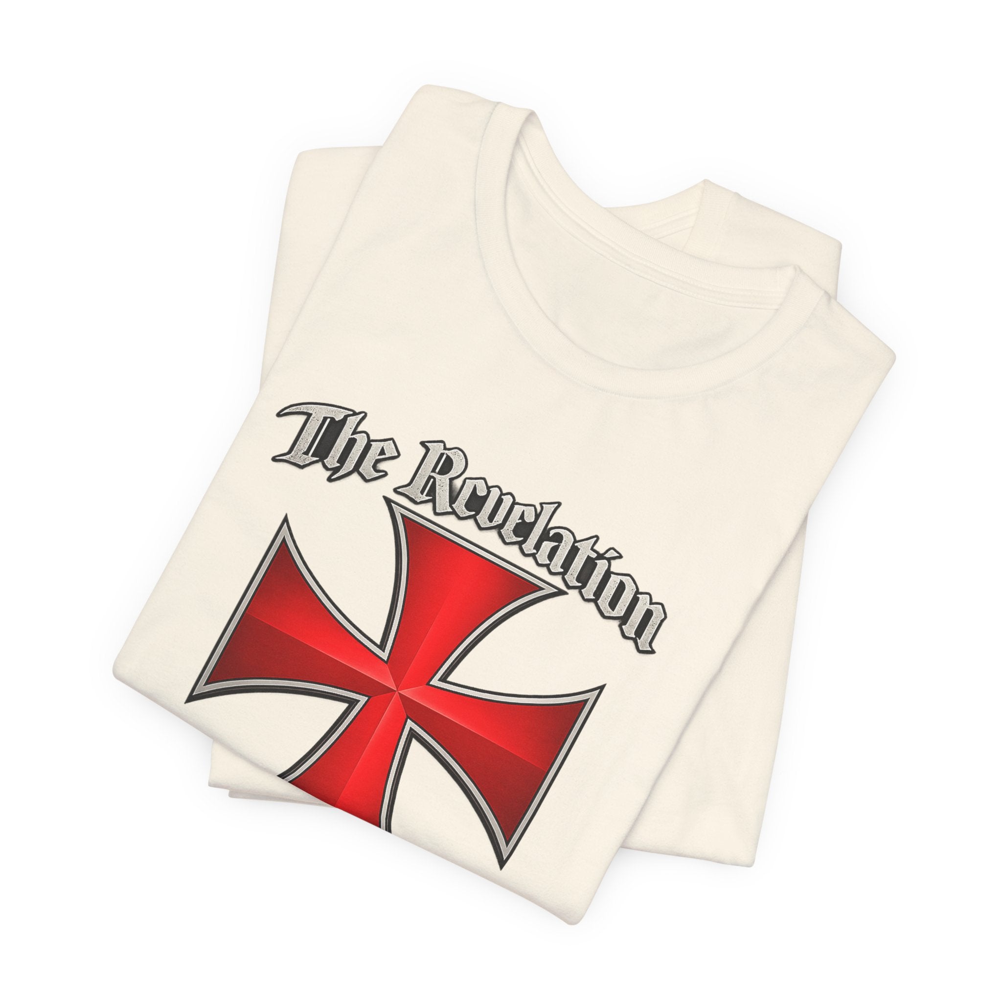 Revelation Cross Tee — "The Revelation Will Not Be Televised" Graphic T-Shirt