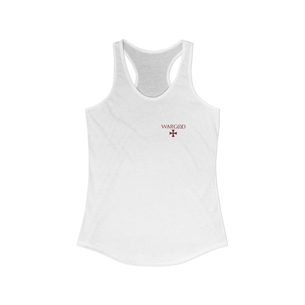 Women's Ideal Racerback Tank-WARGOD- Alpha and Omega