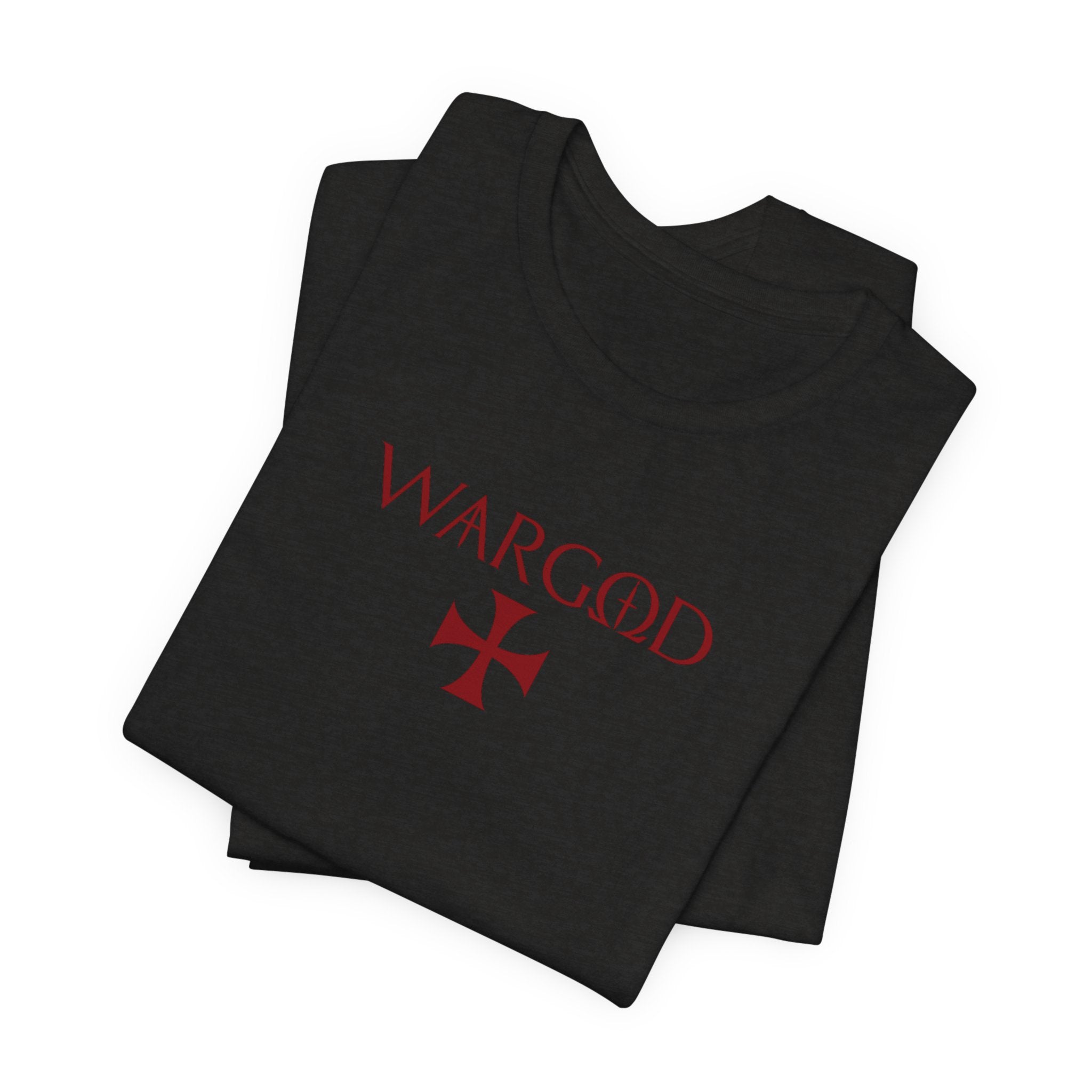 WARGOD Cross Graphic Tee — Military-Inspired Patriotic T-Shirt