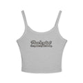 Spaghetti Tank Top — "Please Be Patient, I’m a Product of Public Schooling" Graphic